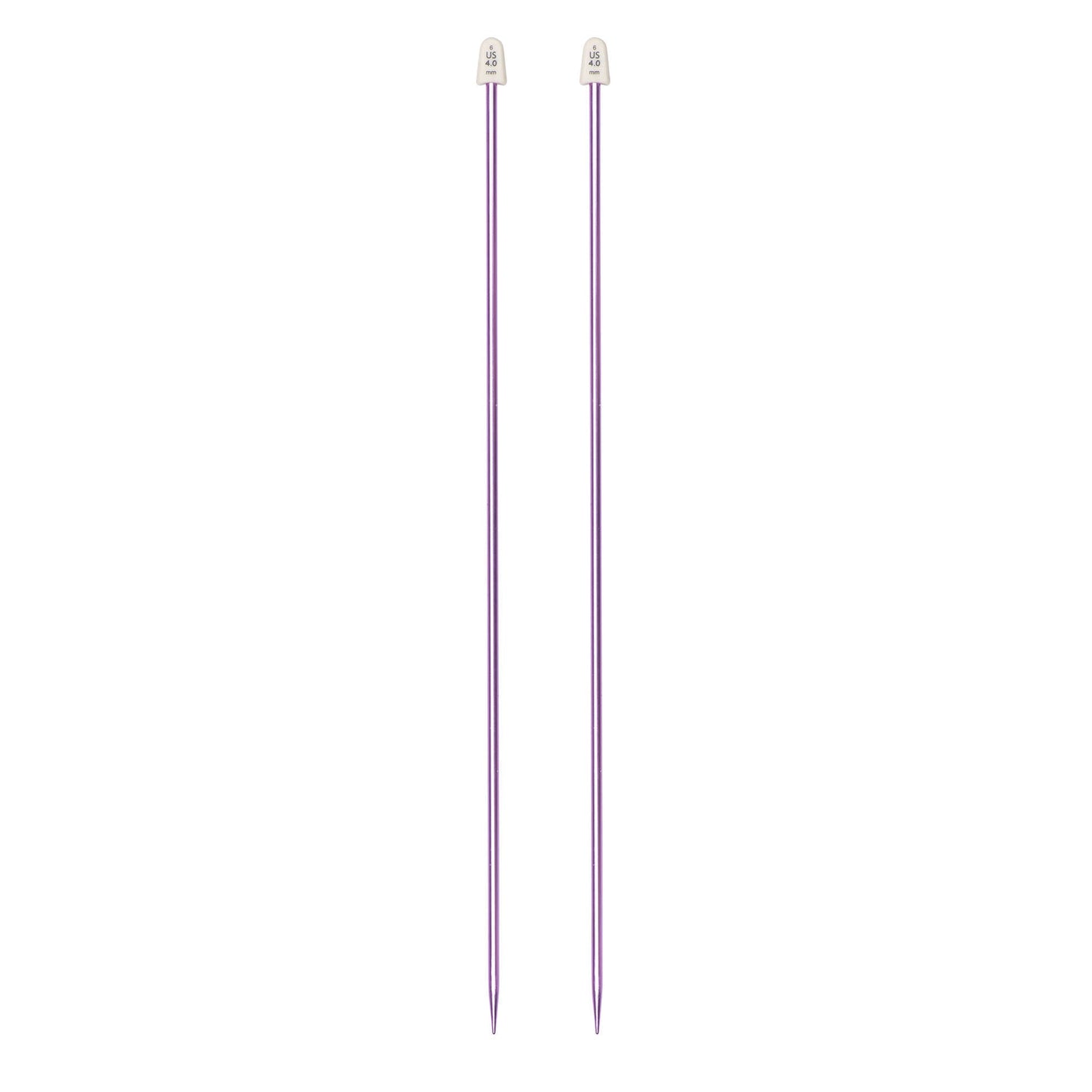 Susan Bates Silvalume 14" Single Point Knitting Needles