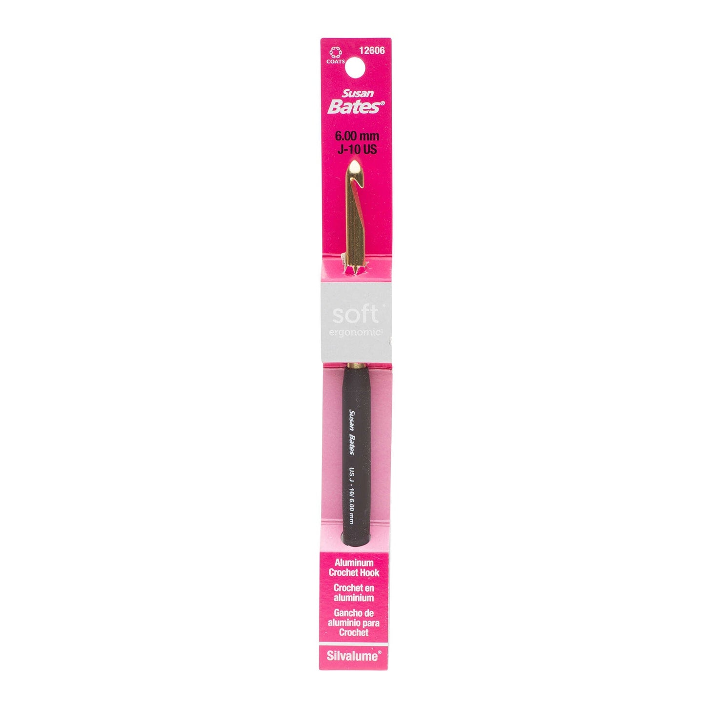 Susan Bates Silvalume Soft Ergonomic Crochet Hooks