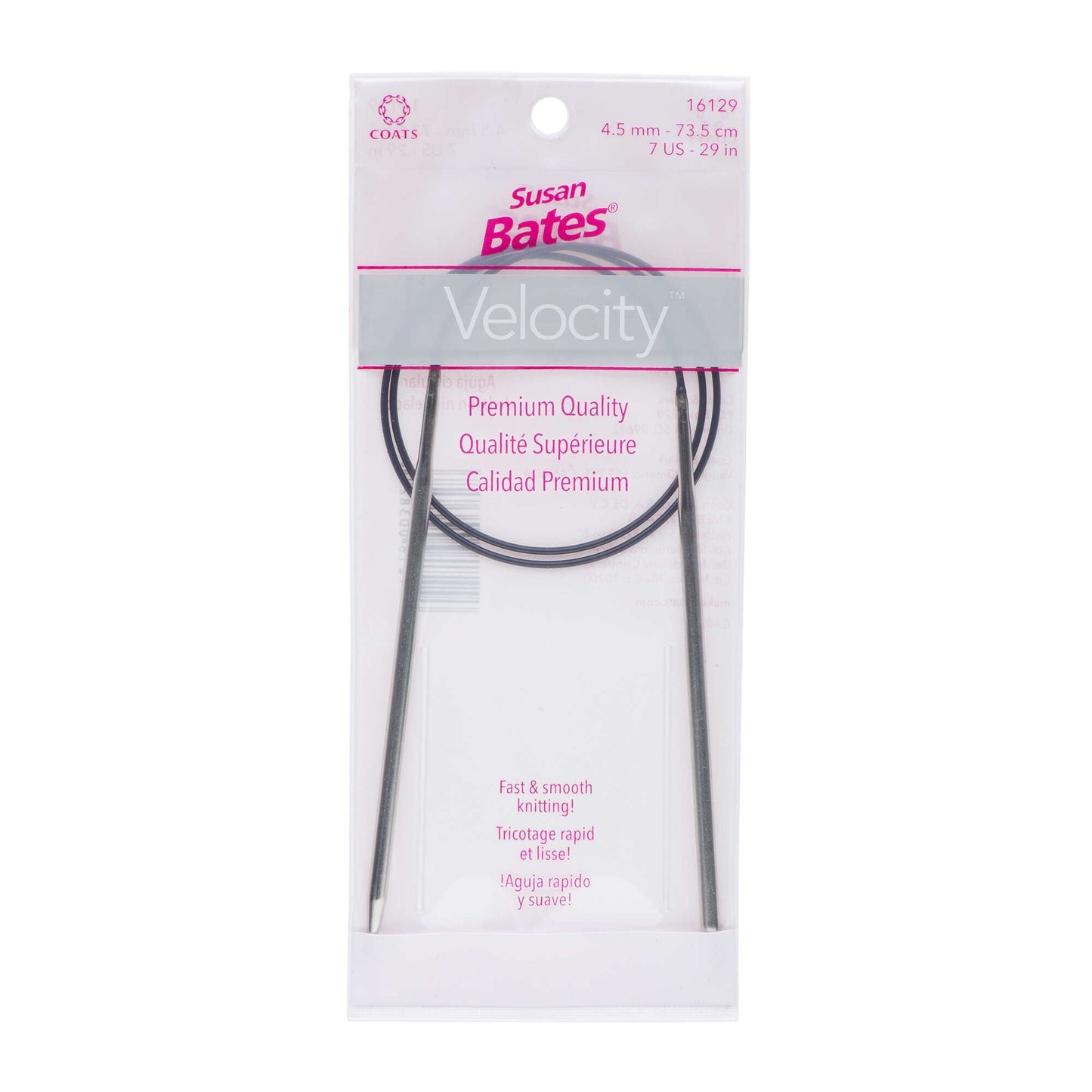 Susan Bates Velocity 29" Circular Knitting Needles - Clearance items