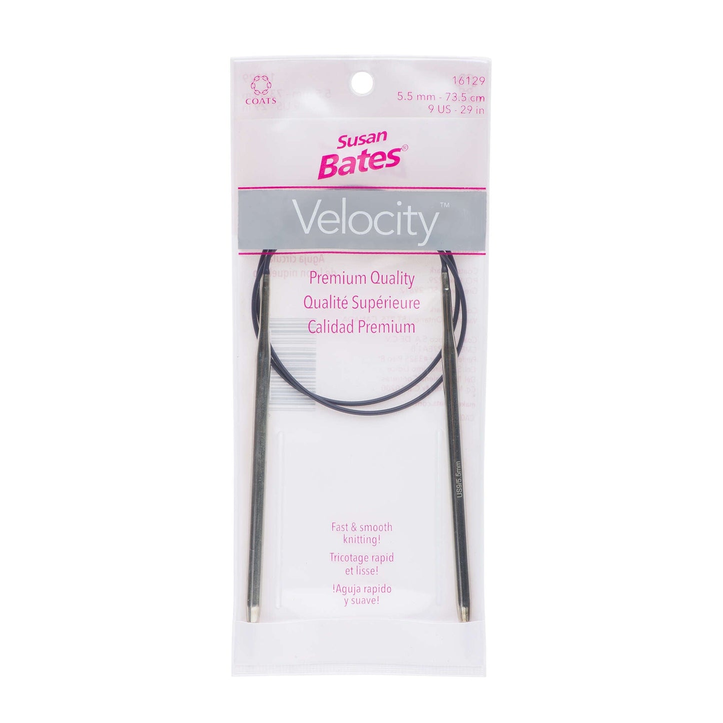 Susan Bates Velocity 29" Circular Knitting Needles - Clearance items