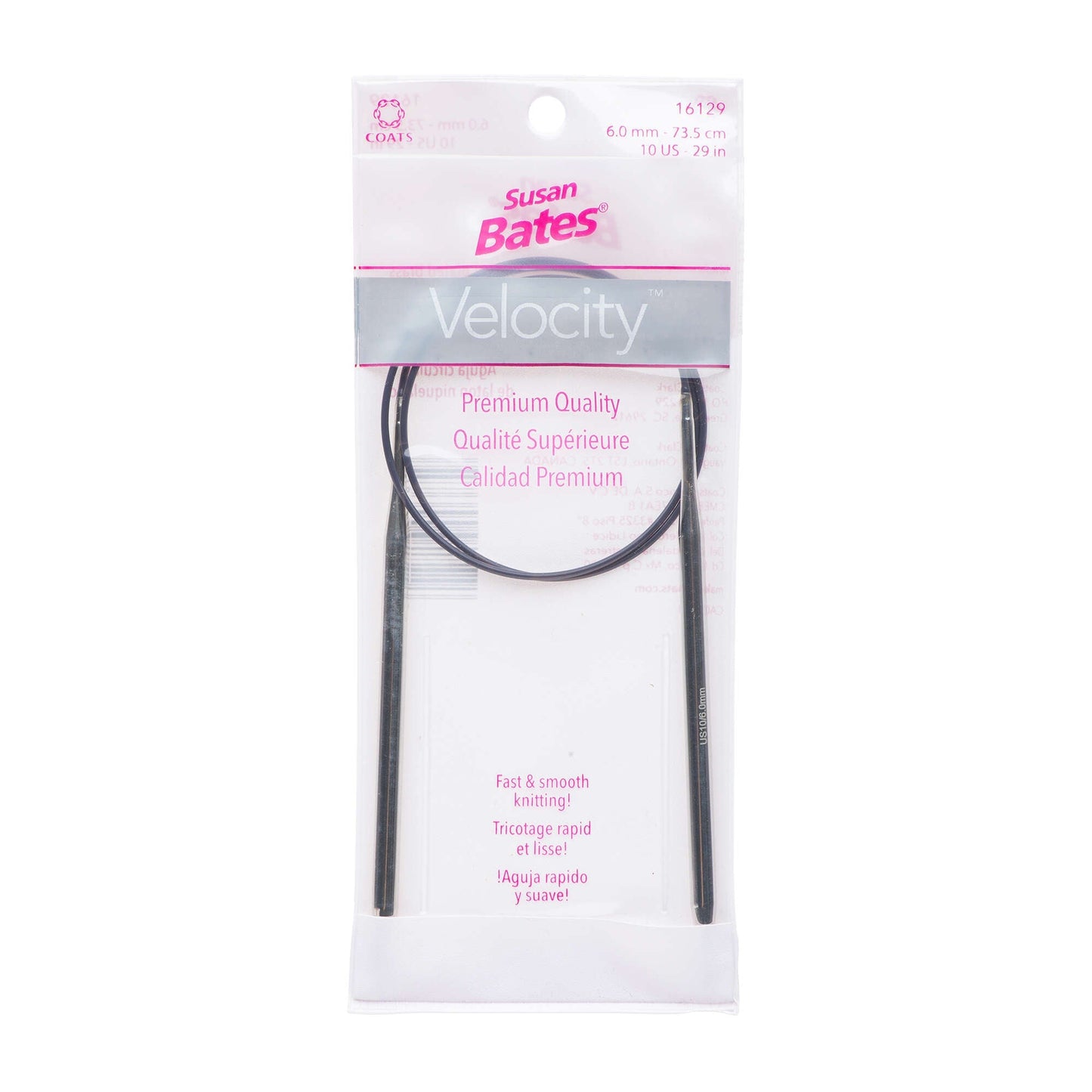 Susan Bates Velocity 29" Circular Knitting Needles - Clearance items