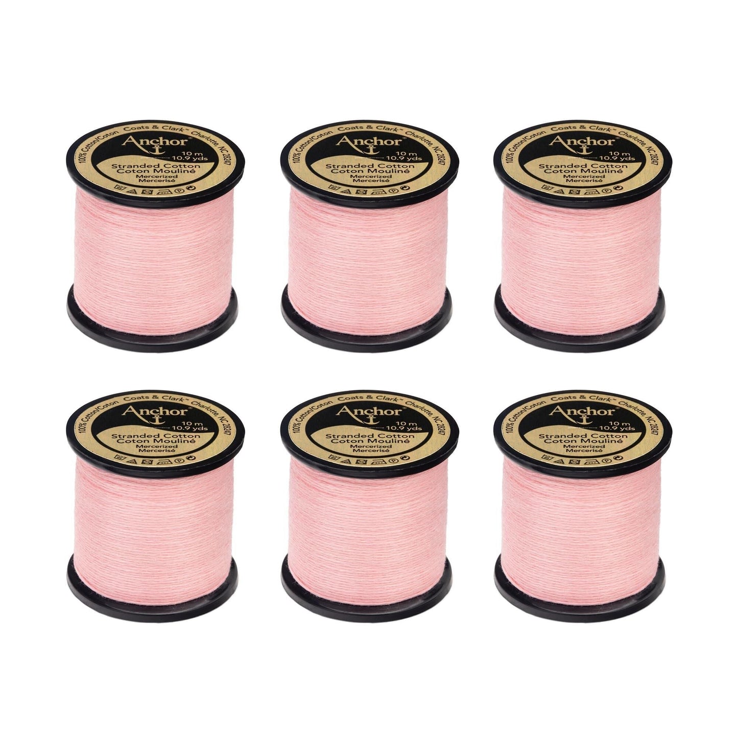 Anchor Spooled Floss 10 Meters (6 Pack) - Clearance shades
