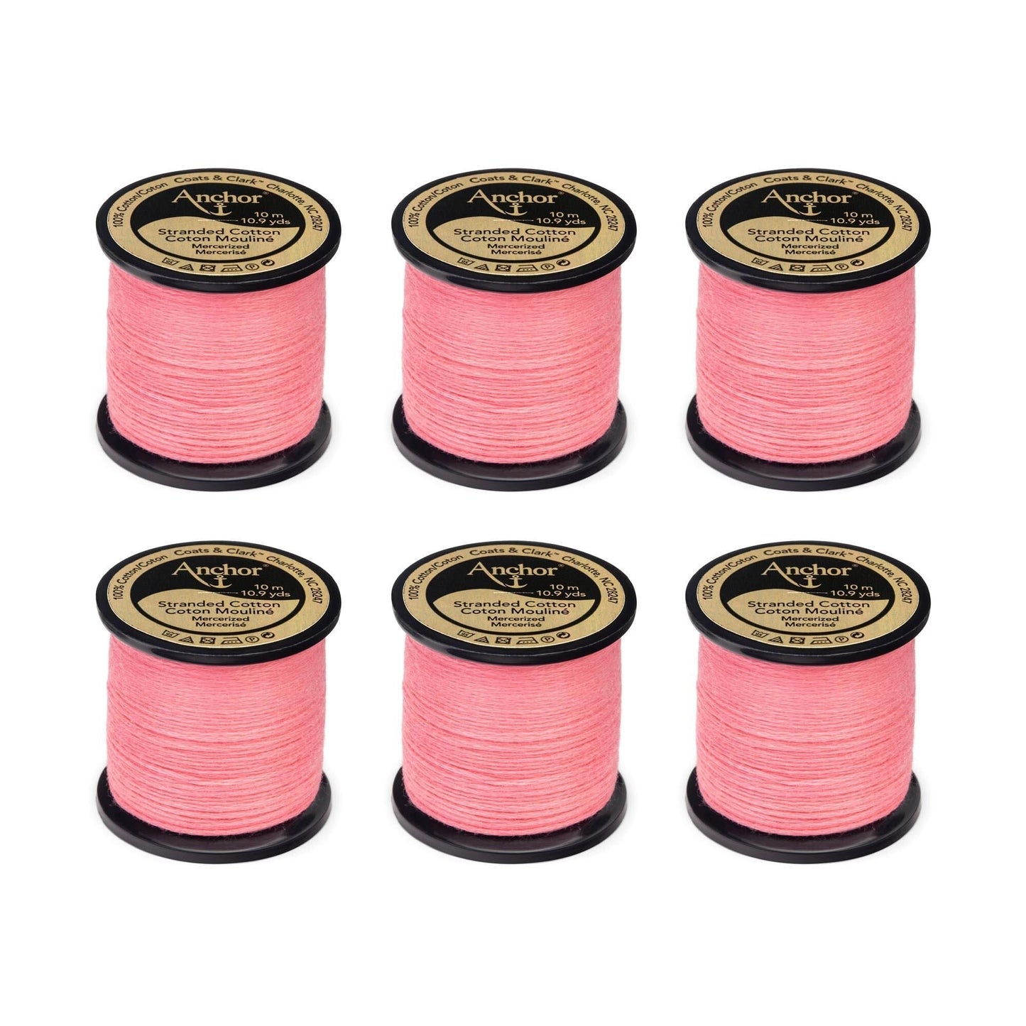 Anchor Spooled Floss 10 Meters (6 Pack) - Clearance shades