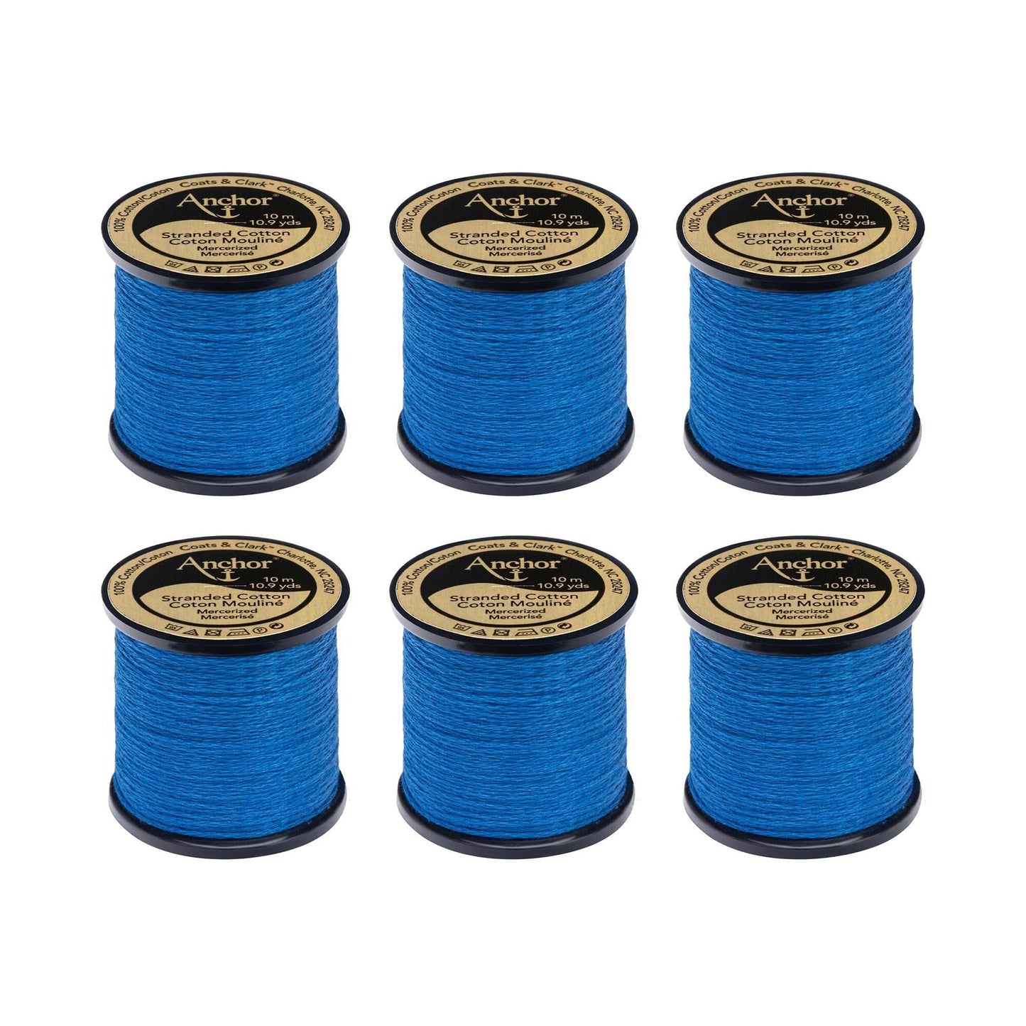 Anchor Spooled Floss 10 Meters (6 Pack) - Clearance shades