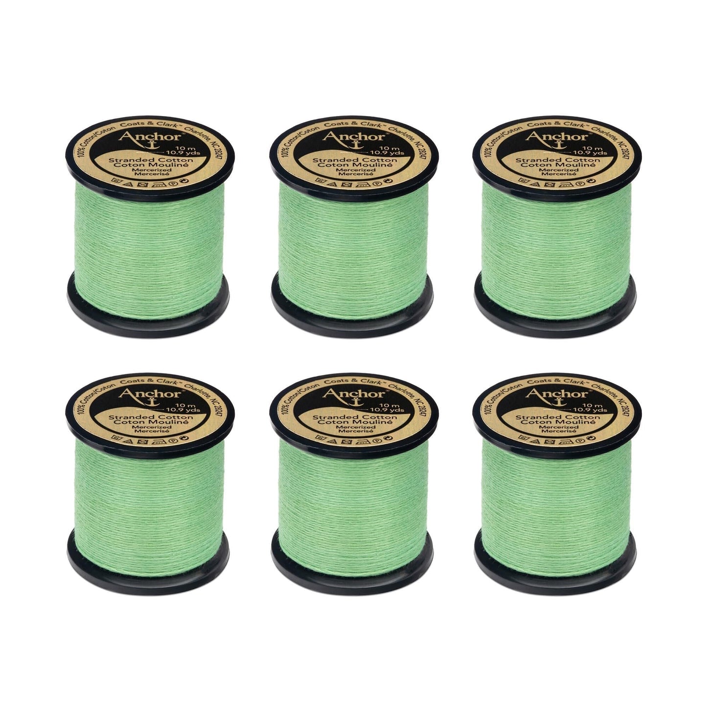 Anchor Spooled Floss 10 Meters (6 Pack) - Clearance shades