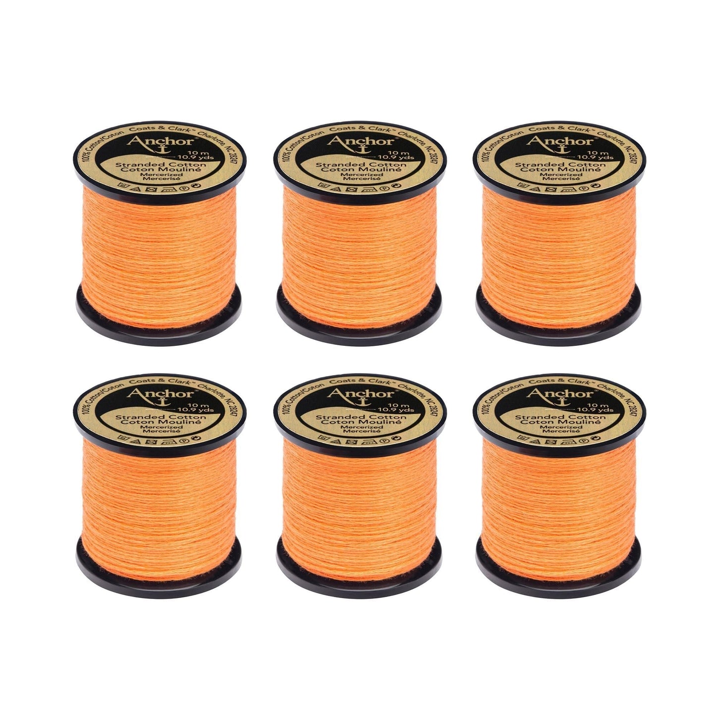 Anchor Spooled Floss 10 Meters (6 Pack) - Clearance shades