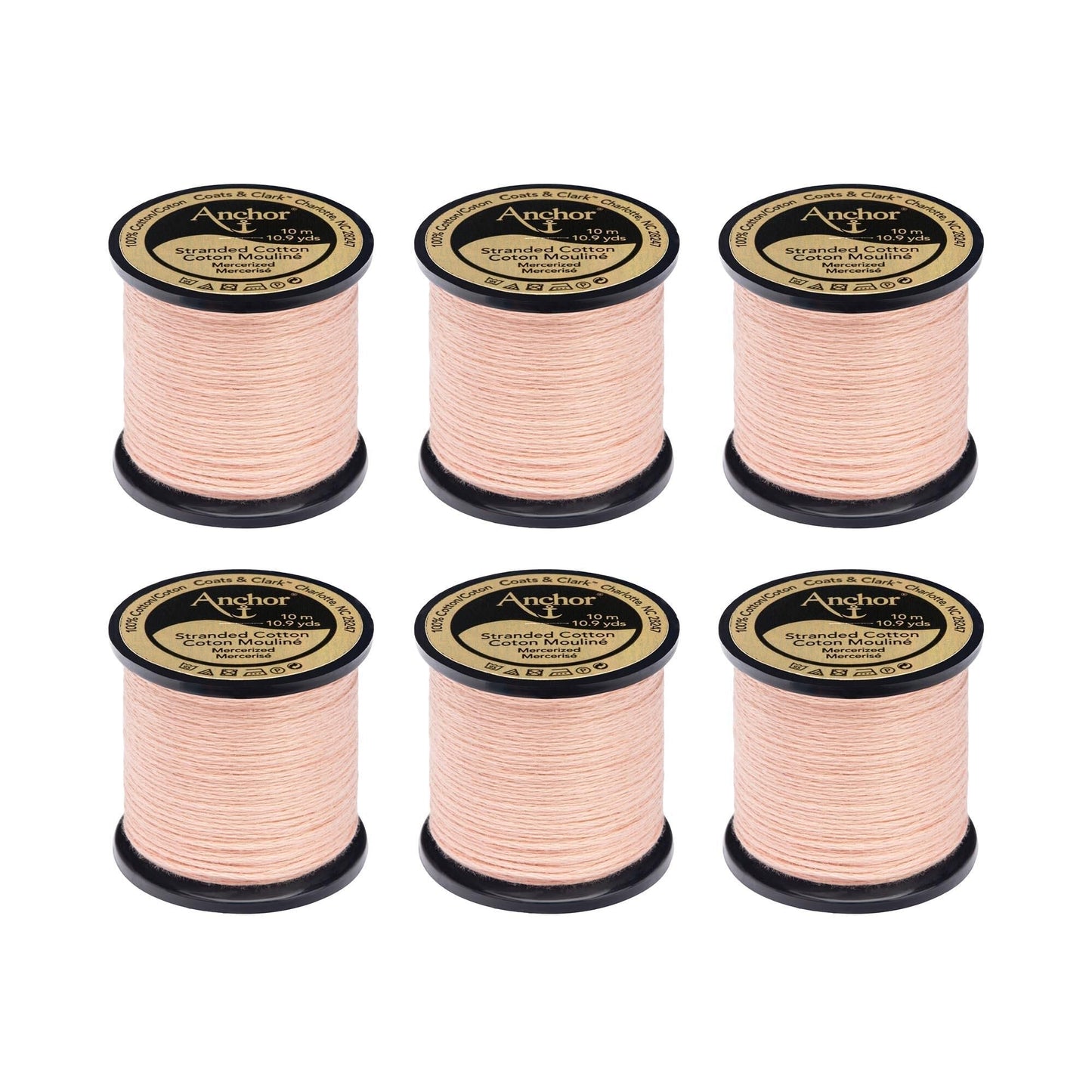 Anchor Spooled Floss 10 Meters (6 Pack) - Clearance shades