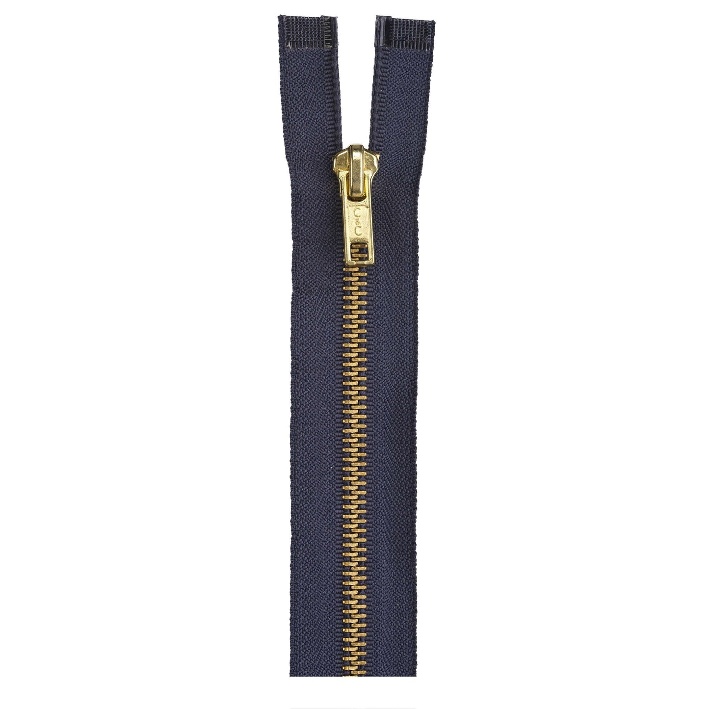 Coats & Clark Heavy Weight Separating Brass Zippers