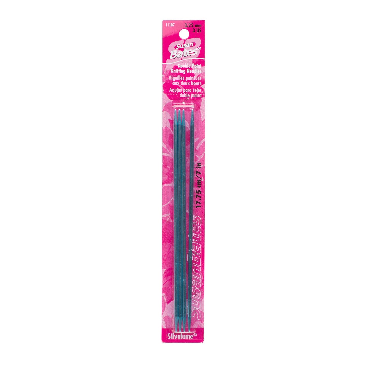Susan Bates Silvalume 4 Pack, Double Point Knitting Needles
