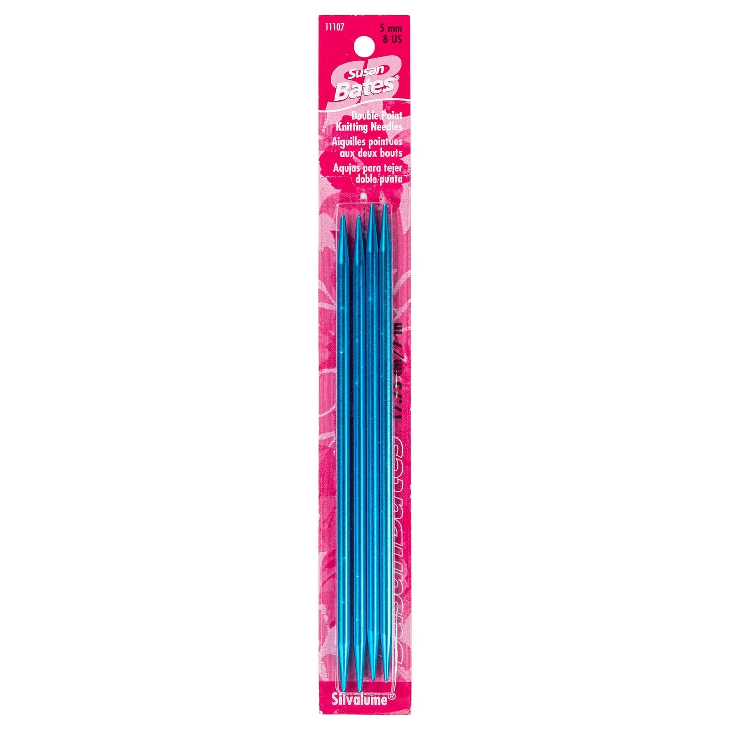 Susan Bates Silvalume 4 Pack, Double Point Knitting Needles