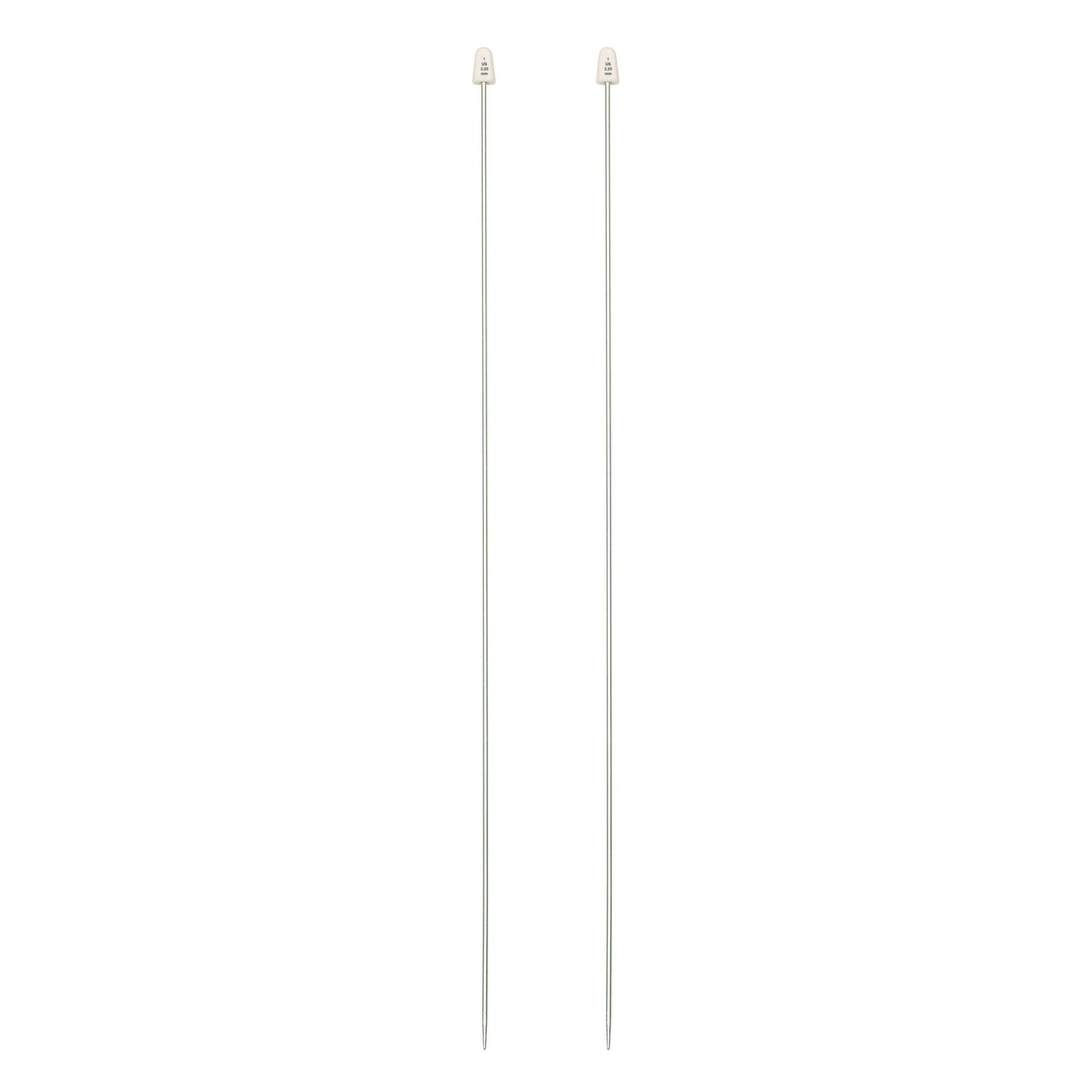 Susan Bates Silvalume 14" Single Point Knitting Needles