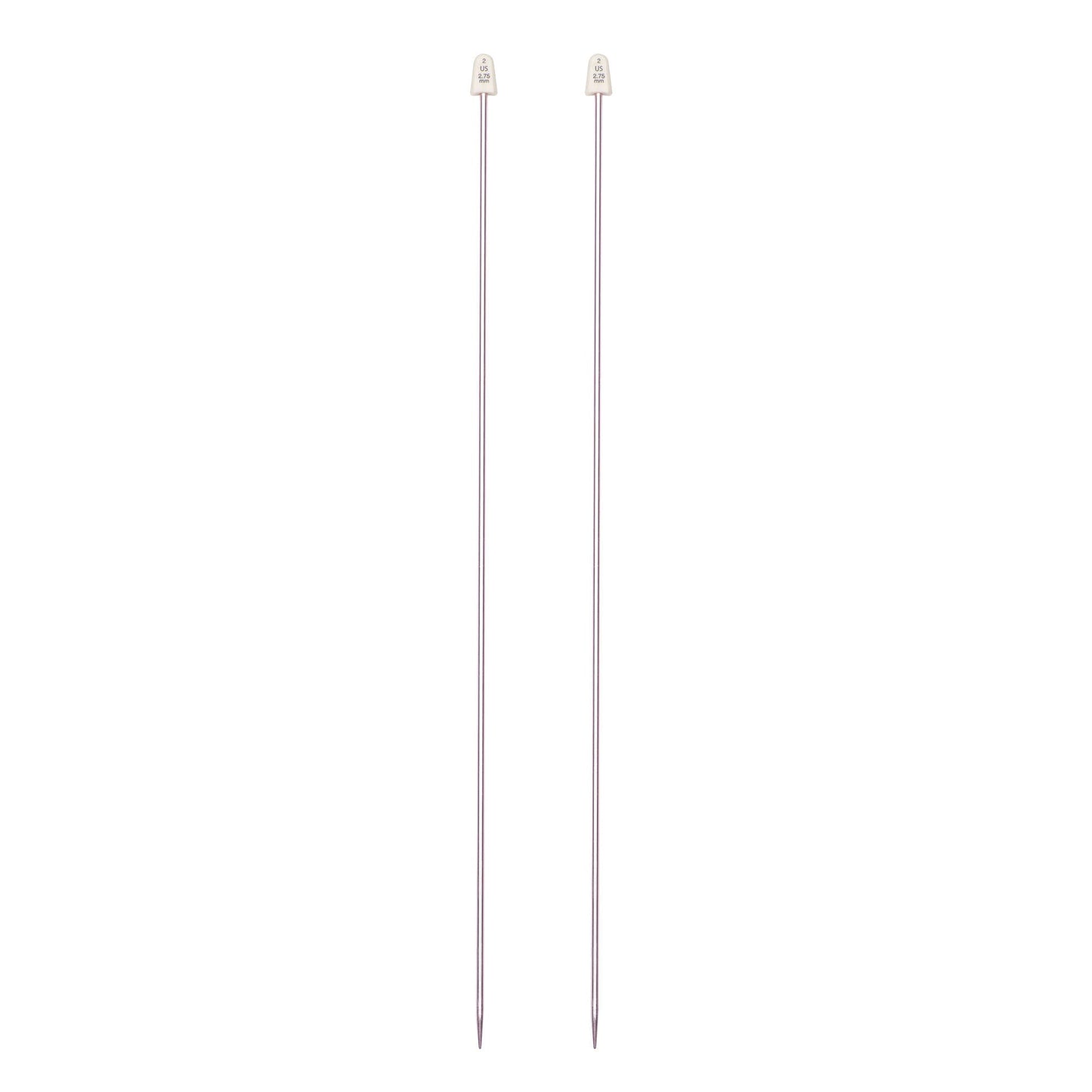 Susan Bates Silvalume 14" Single Point Knitting Needles