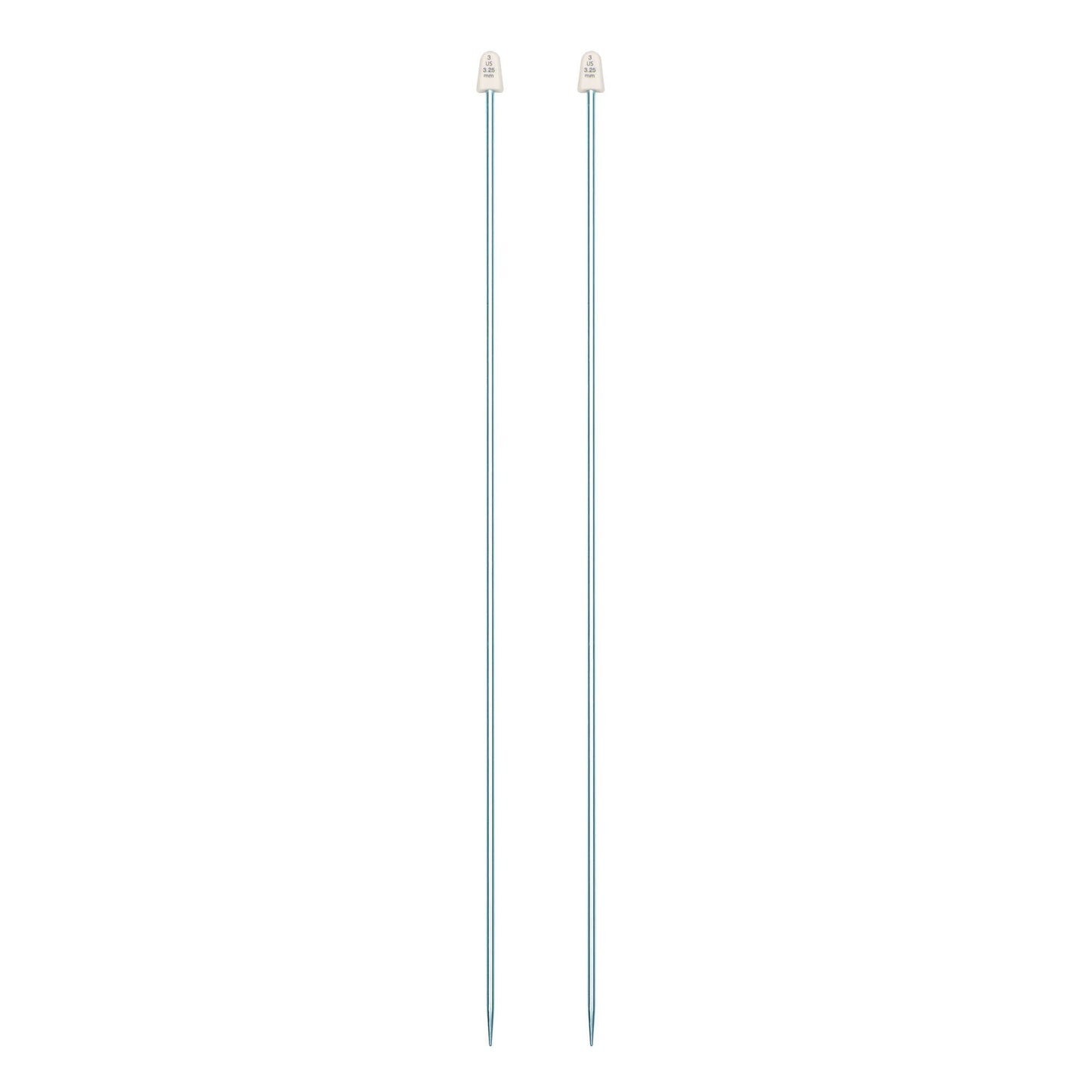 Susan Bates Silvalume 14" Single Point Knitting Needles