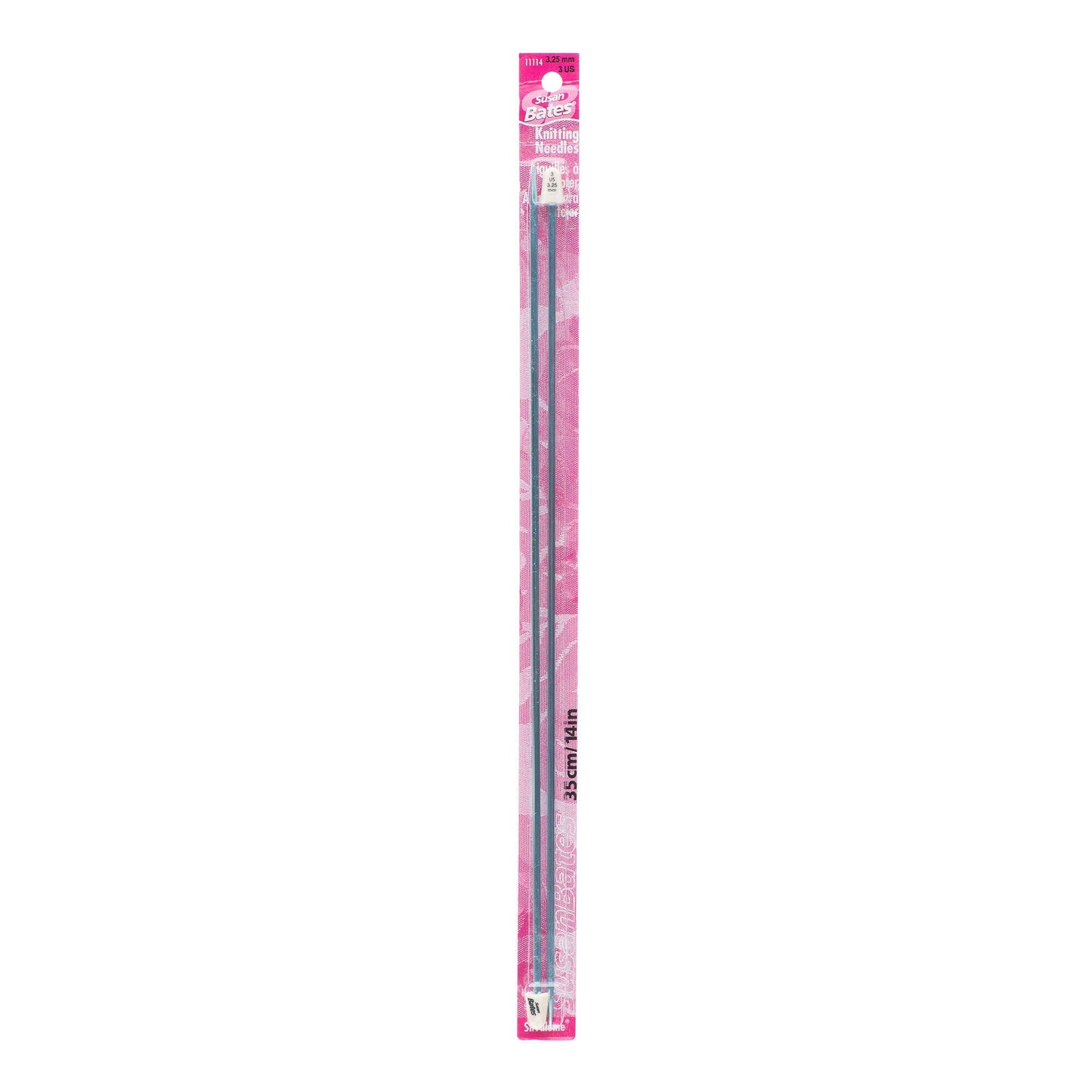 Susan Bates Silvalume 14" Single Point Knitting Needles