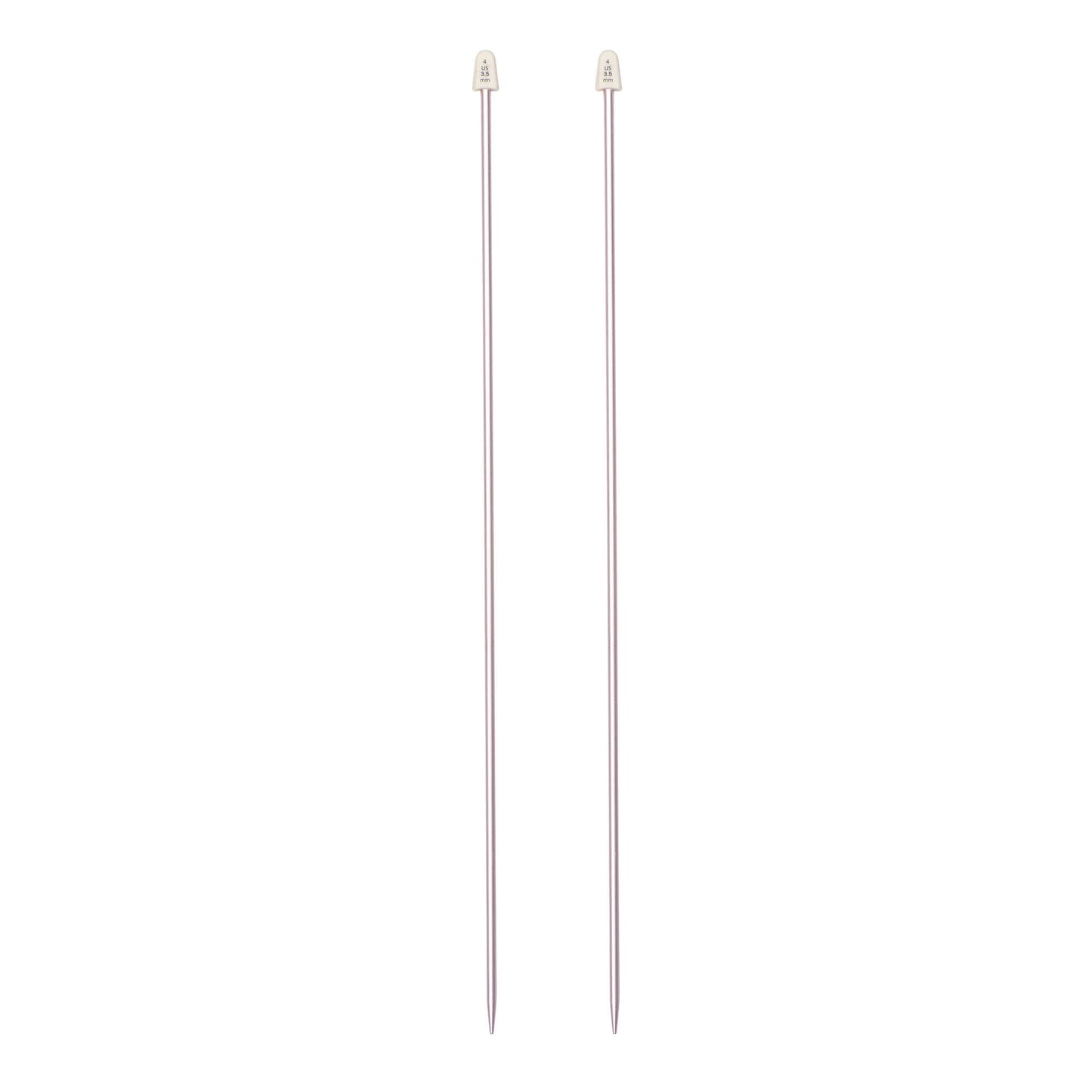 Susan Bates Silvalume 14" Single Point Knitting Needles
