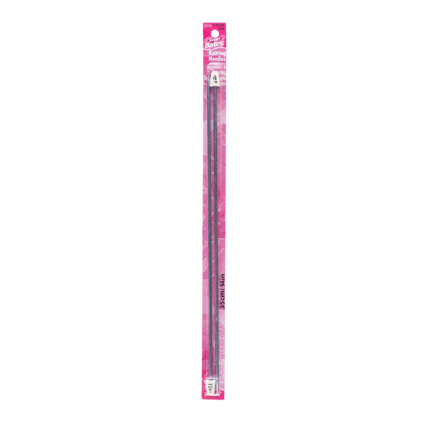 Susan Bates Silvalume 14" Single Point Knitting Needles
