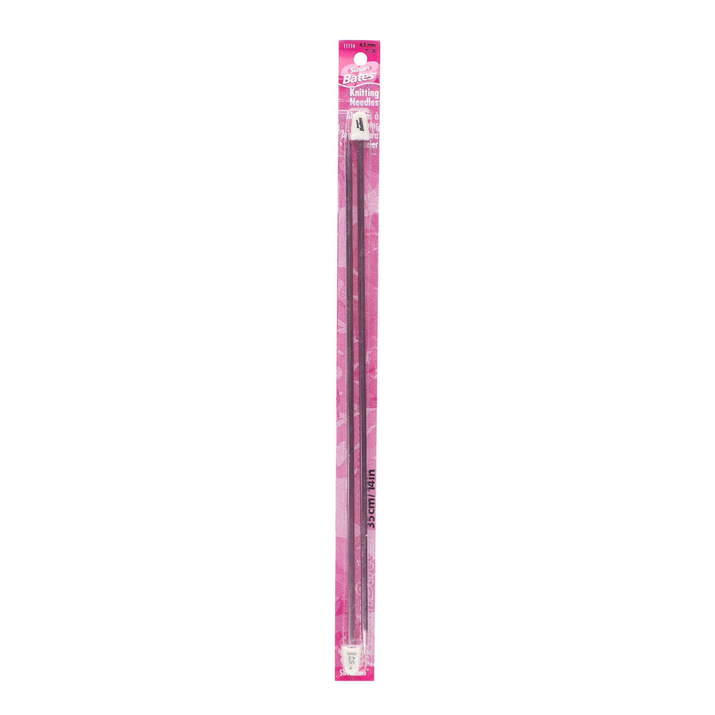 Susan Bates Silvalume 14" Single Point Knitting Needles