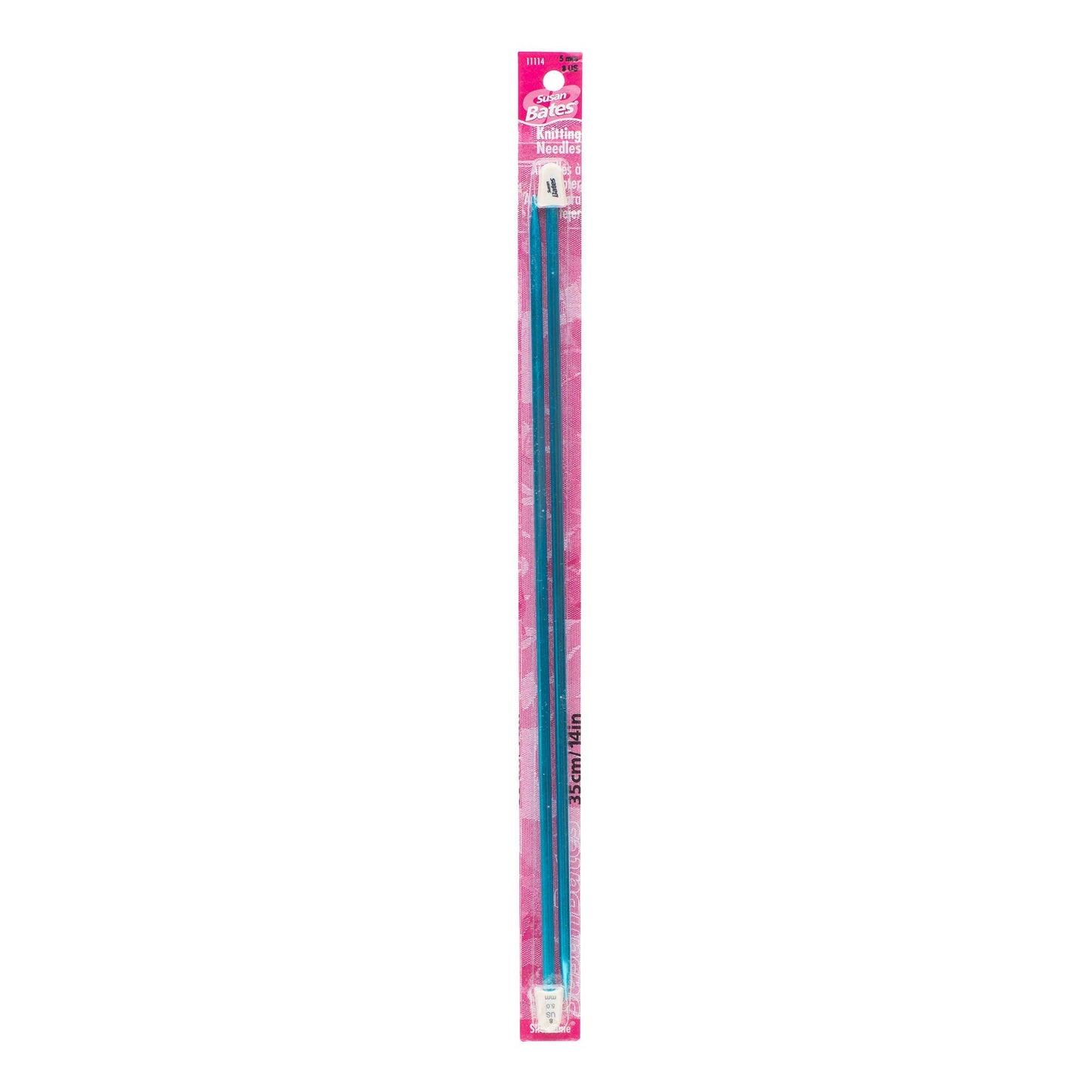 Susan Bates Silvalume 14" Single Point Knitting Needles