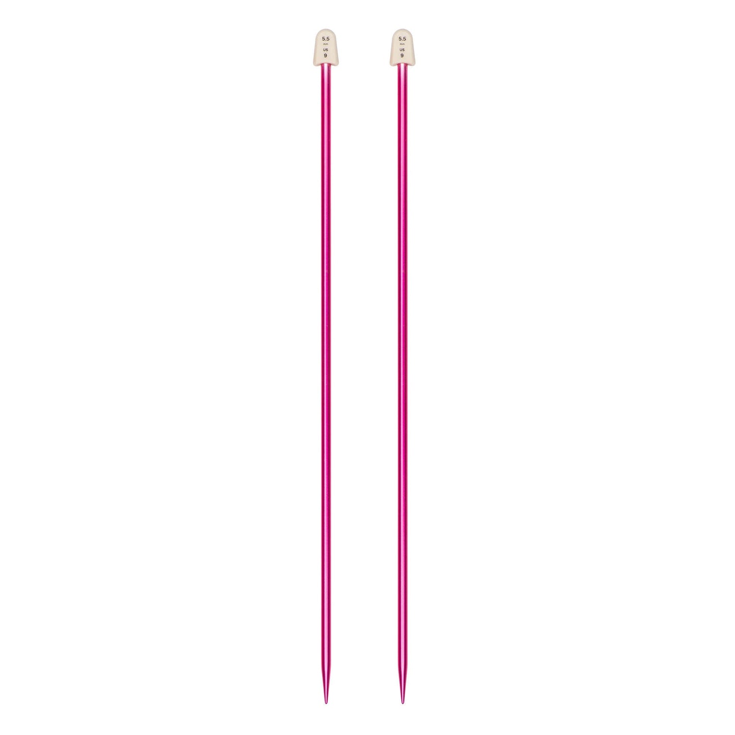 Susan Bates Silvalume 14" Single Point Knitting Needles