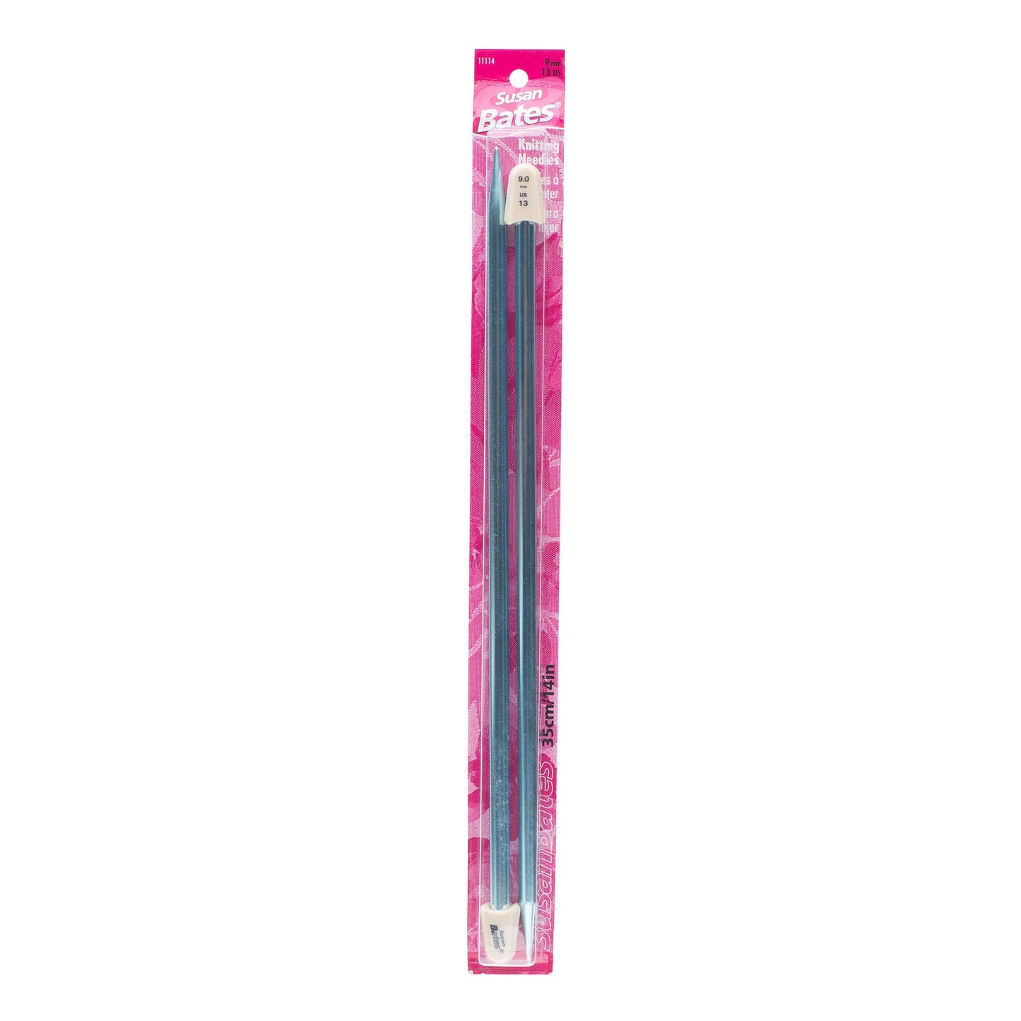 Susan Bates Silvalume 14" Single Point Knitting Needles