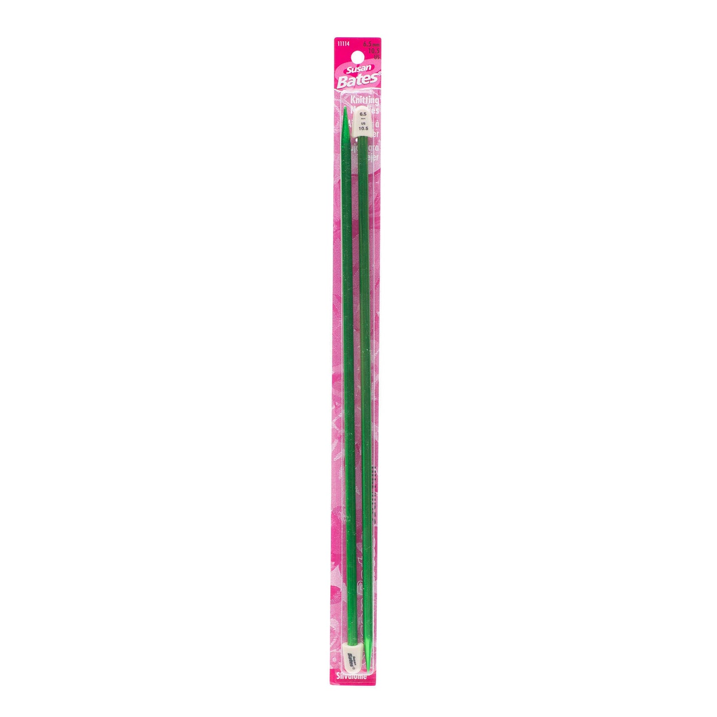 Susan Bates Silvalume 14" Single Point Knitting Needles