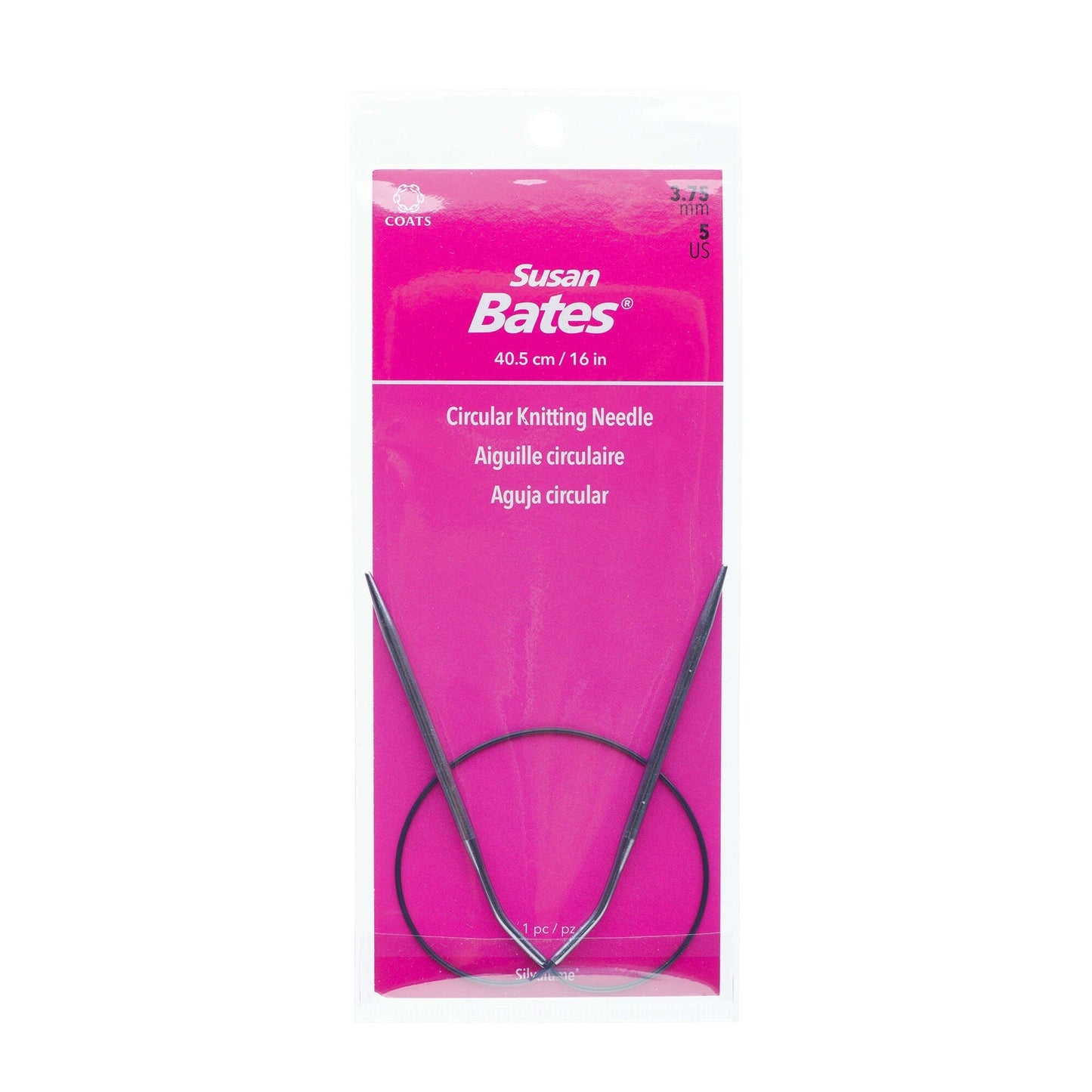 Susan Bates Silvalume 16" Circular Knitting Needles