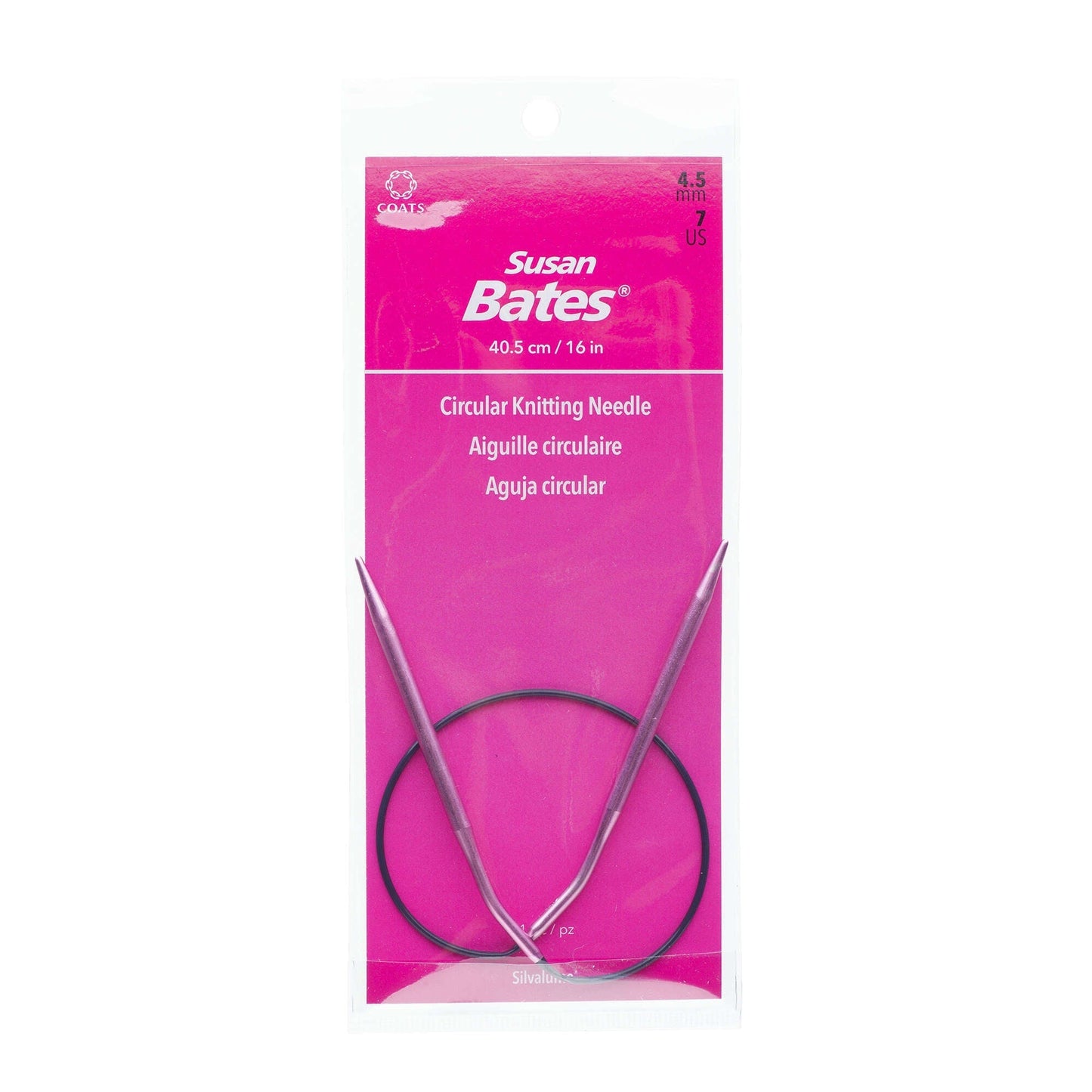 Susan Bates Silvalume 16" Circular Knitting Needles
