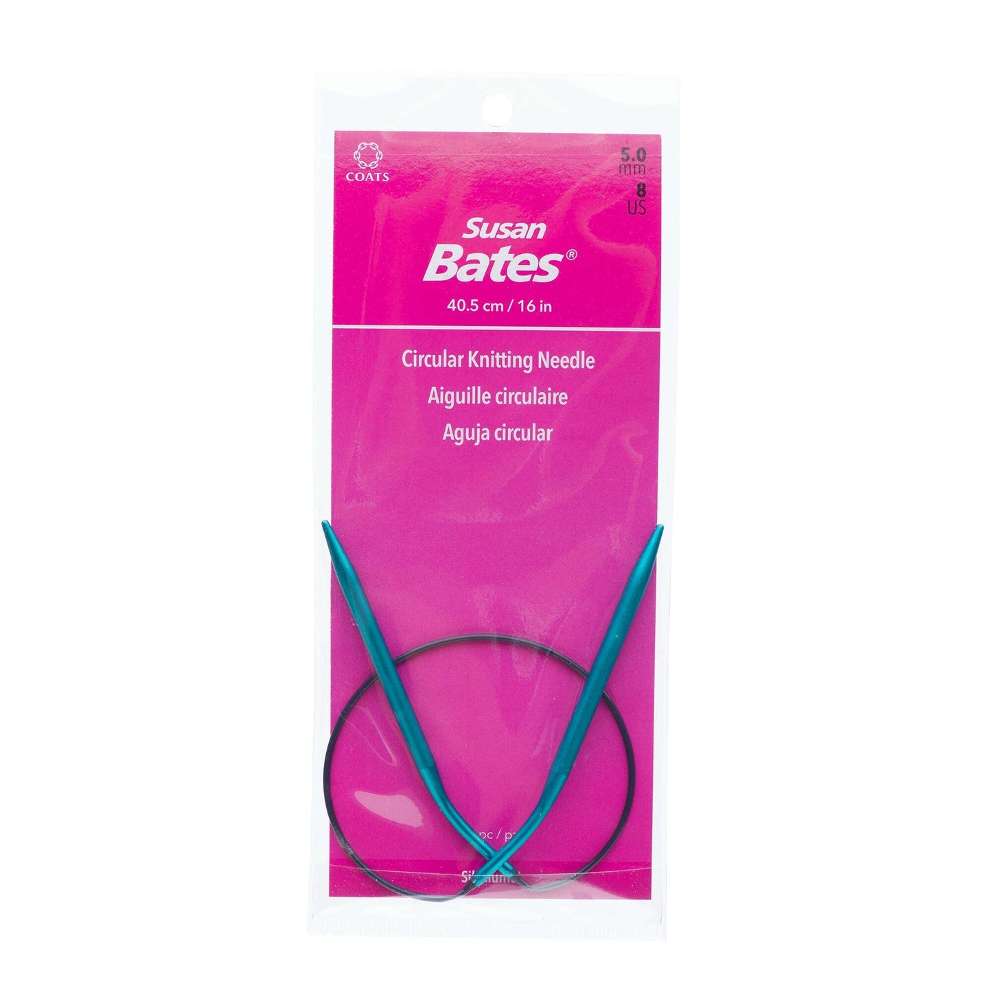 Susan Bates Silvalume 16" Circular Knitting Needles