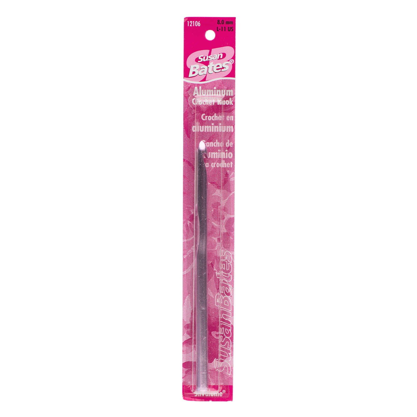 Susan Bates Silvalume 5.5" Crochet Hook