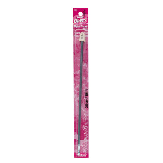 Susan Bates Silvalume 10" Afghan Crochet Hook
