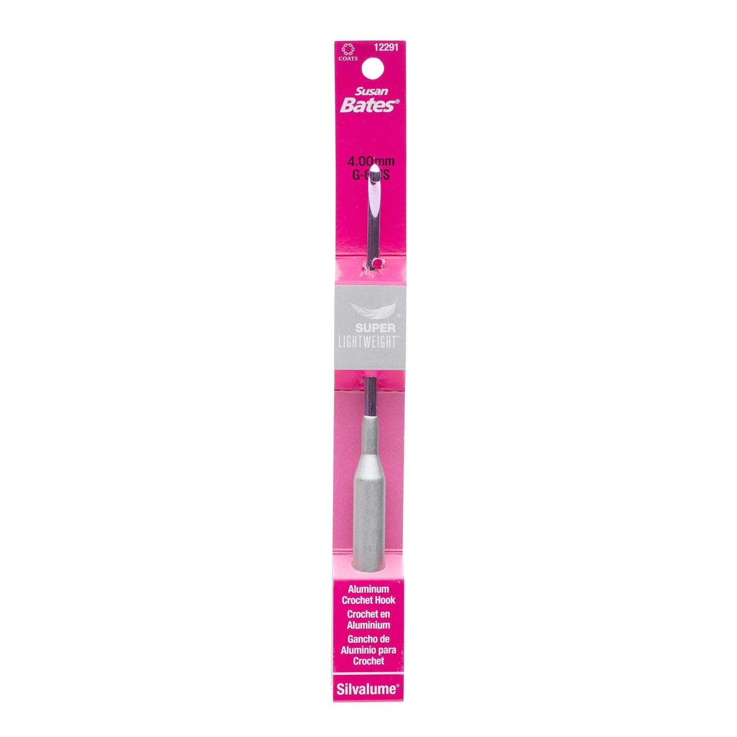 Susan Bates Silvalume Super Lightweight Crochet Hook - Clearance Items