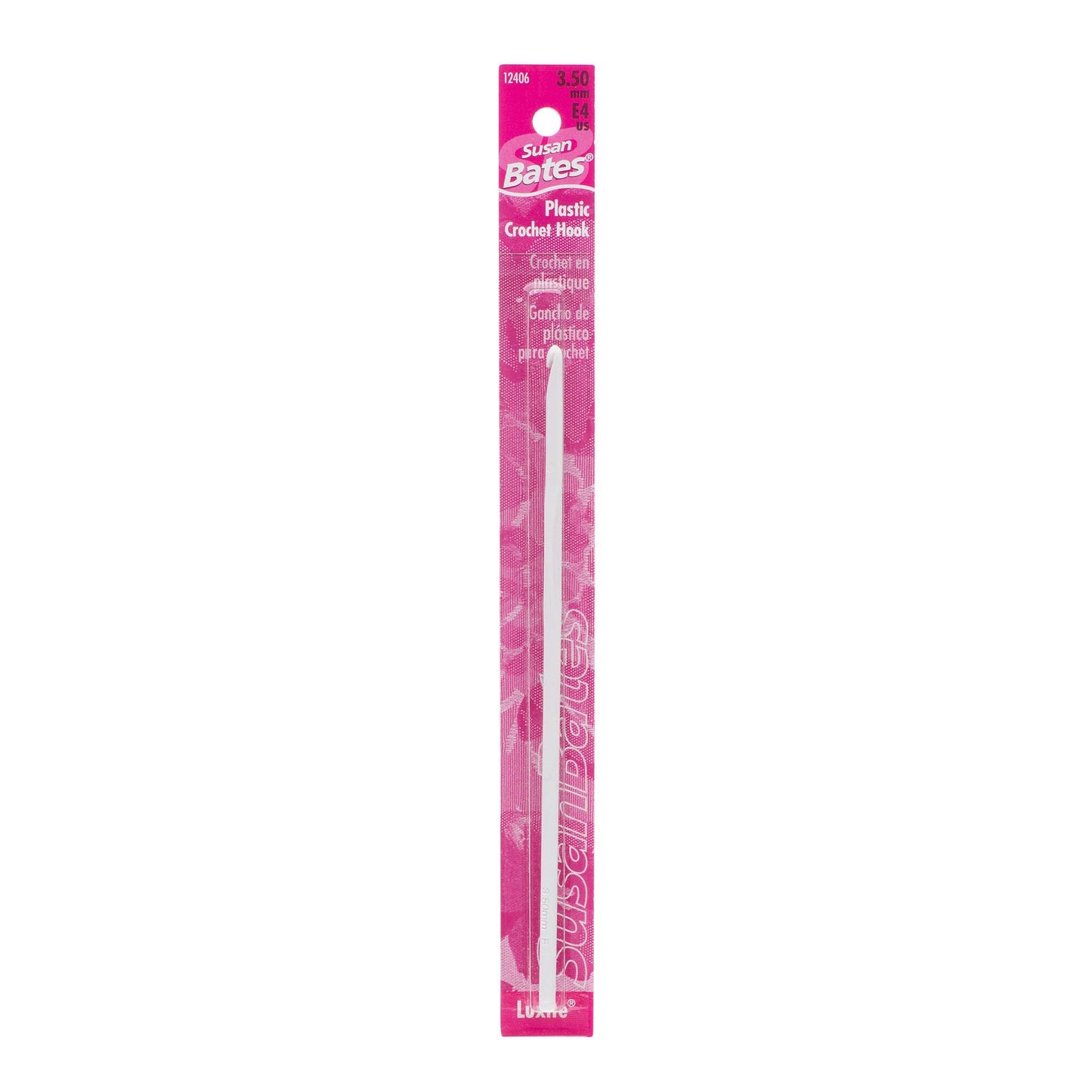 Susan Bates Luxite 5.5" Plastic Crochet Hook - Clearance Items
