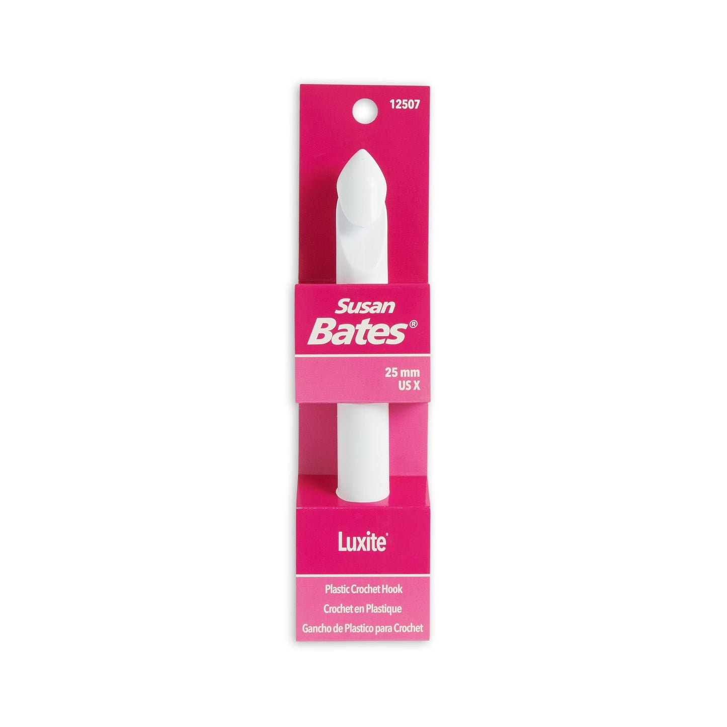 Susan Bates Luxite Plastic Crochet Hooks