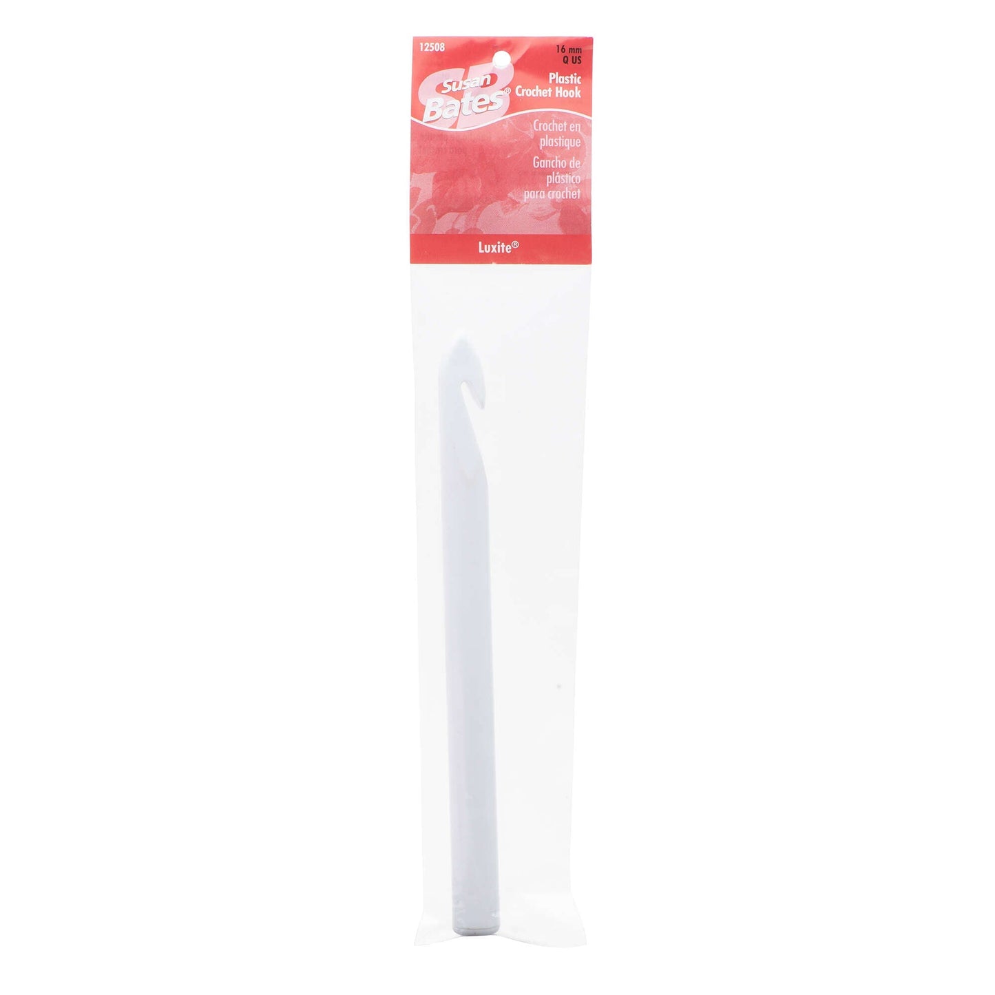 Susan Bates Luxite Plastic Crochet Hooks