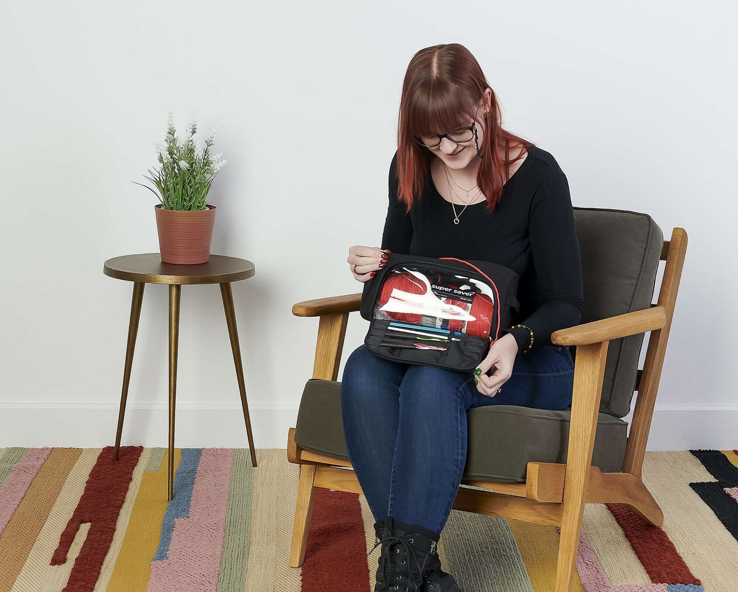 Susan Bates Storage Tote
