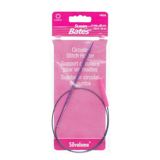 Susan Bates Silvalume Circular Stitch Holder - Clearance Items