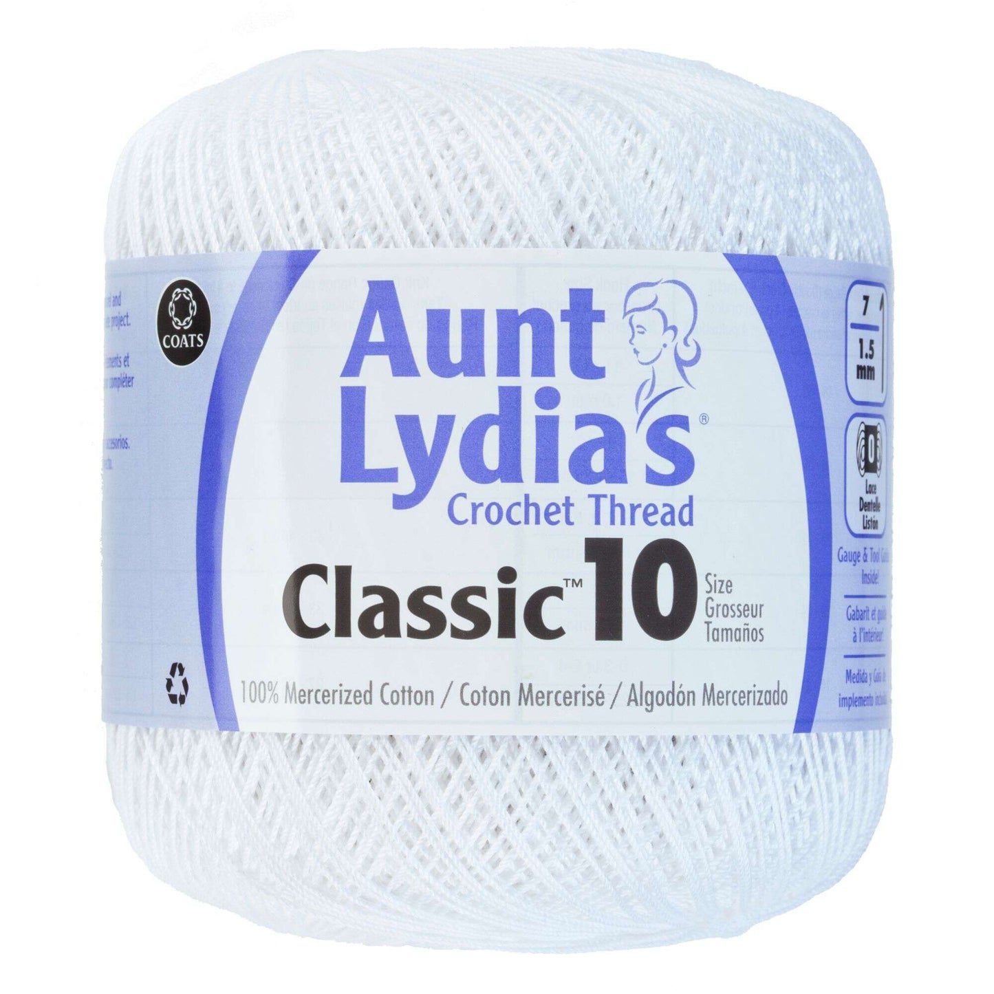Aunt Lydia's Classic Crochet Thread Size 10