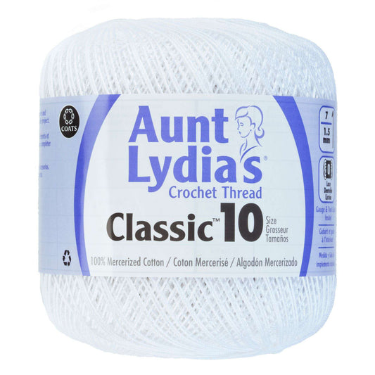 Aunt Lydia's Classic Crochet Thread Size 10