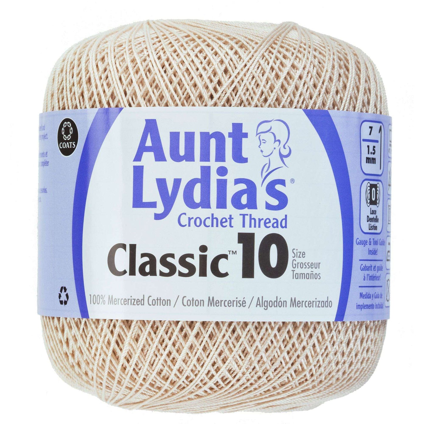 Aunt Lydia's Classic Crochet Thread Size 10