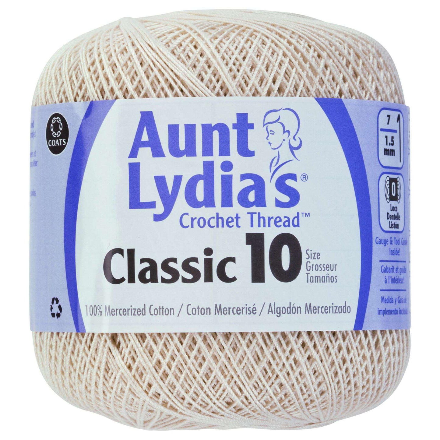 Aunt Lydia's Classic Crochet Thread Size 10