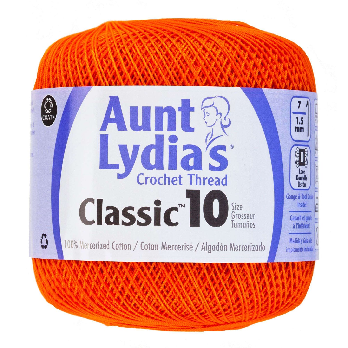 Aunt Lydia's Classic Crochet Thread Size 10