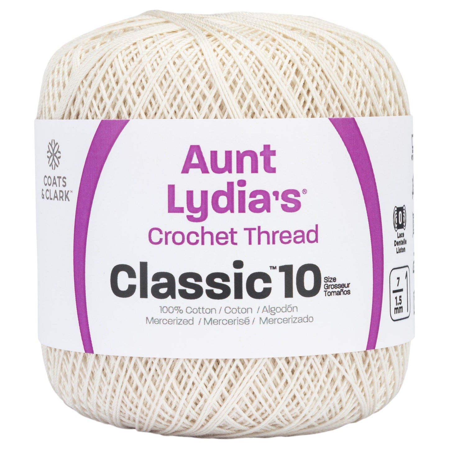 Aunt Lydia's Classic Crochet Thread Size 10