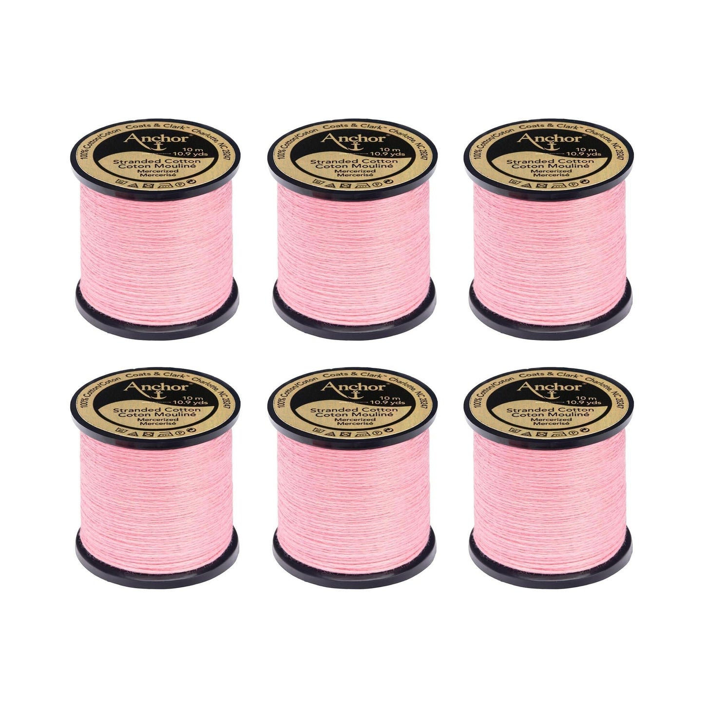 Anchor Spooled Floss 10 Meters (6 Pack) - Clearance shades