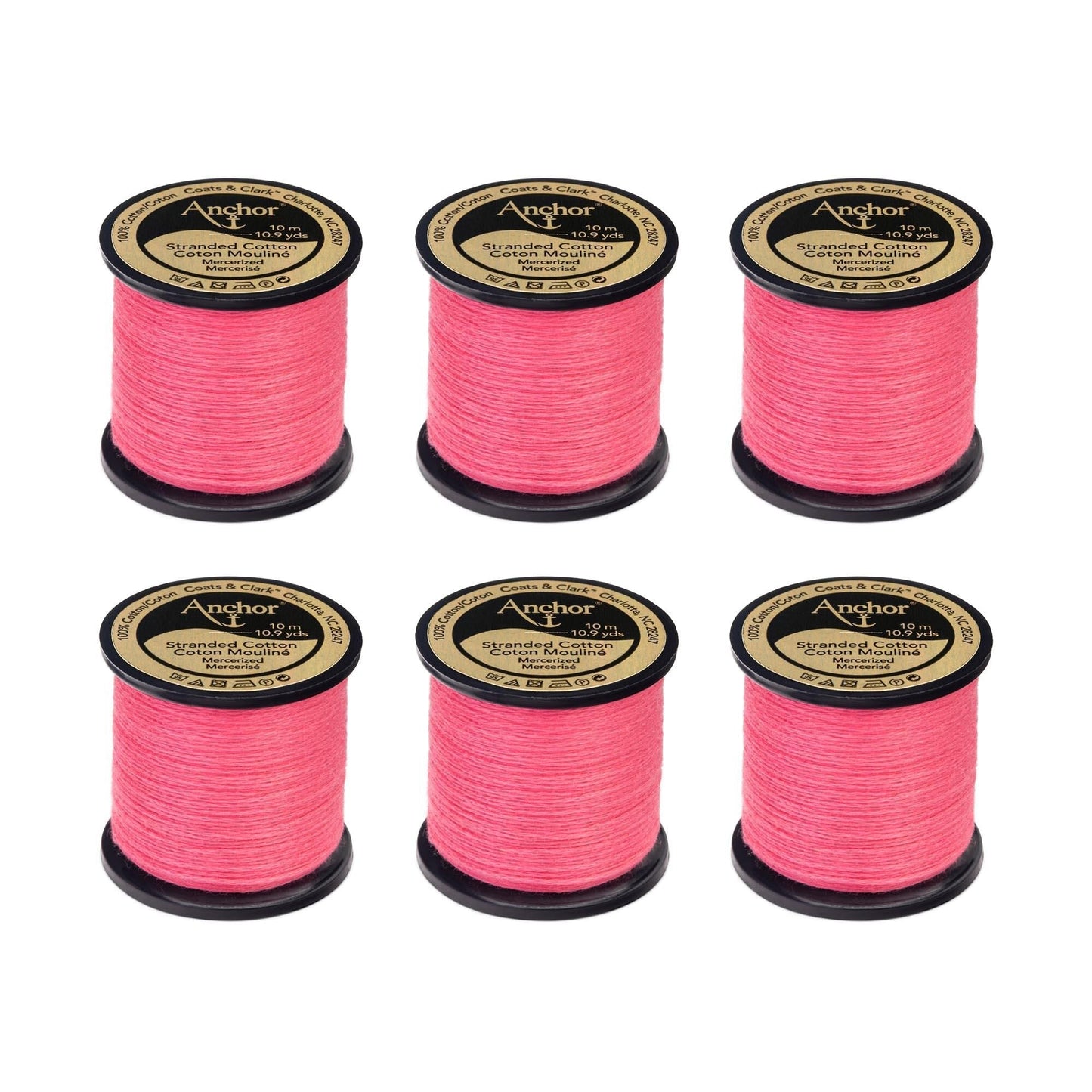 Anchor Spooled Floss 10 Meters (6 Pack) - Clearance shades