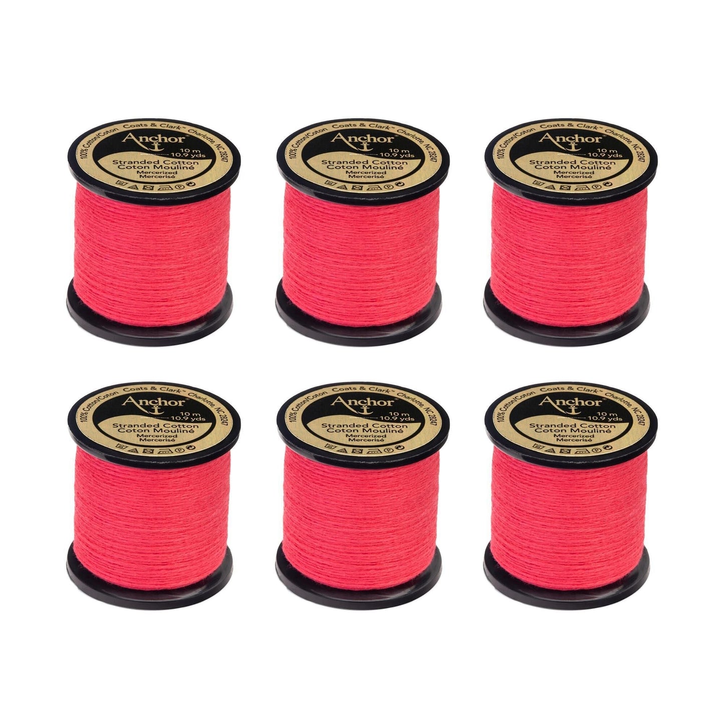 Anchor Spooled Floss 10 Meters (6 Pack) - Clearance shades