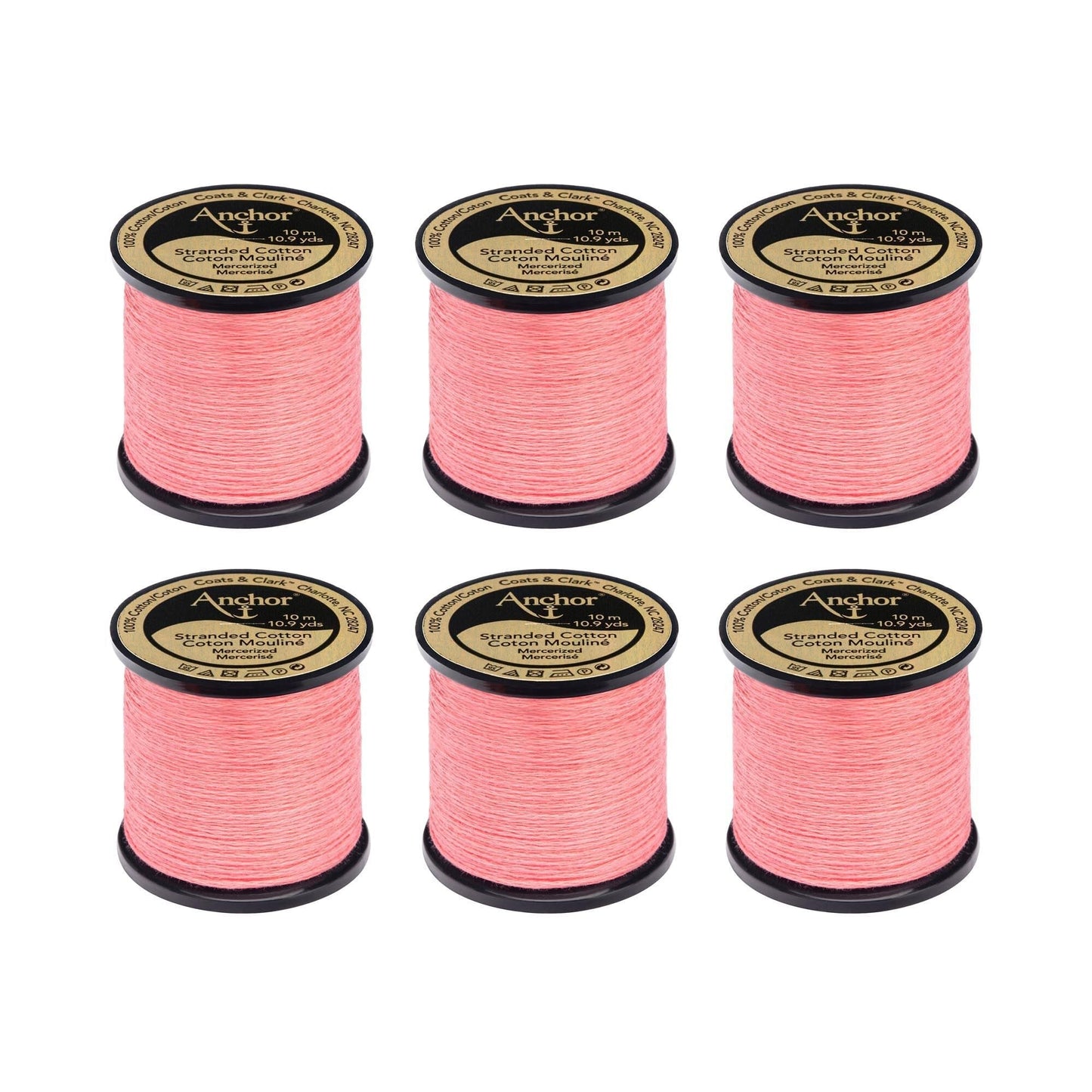 Anchor Spooled Floss 10 Meters (6 Pack) - Clearance shades