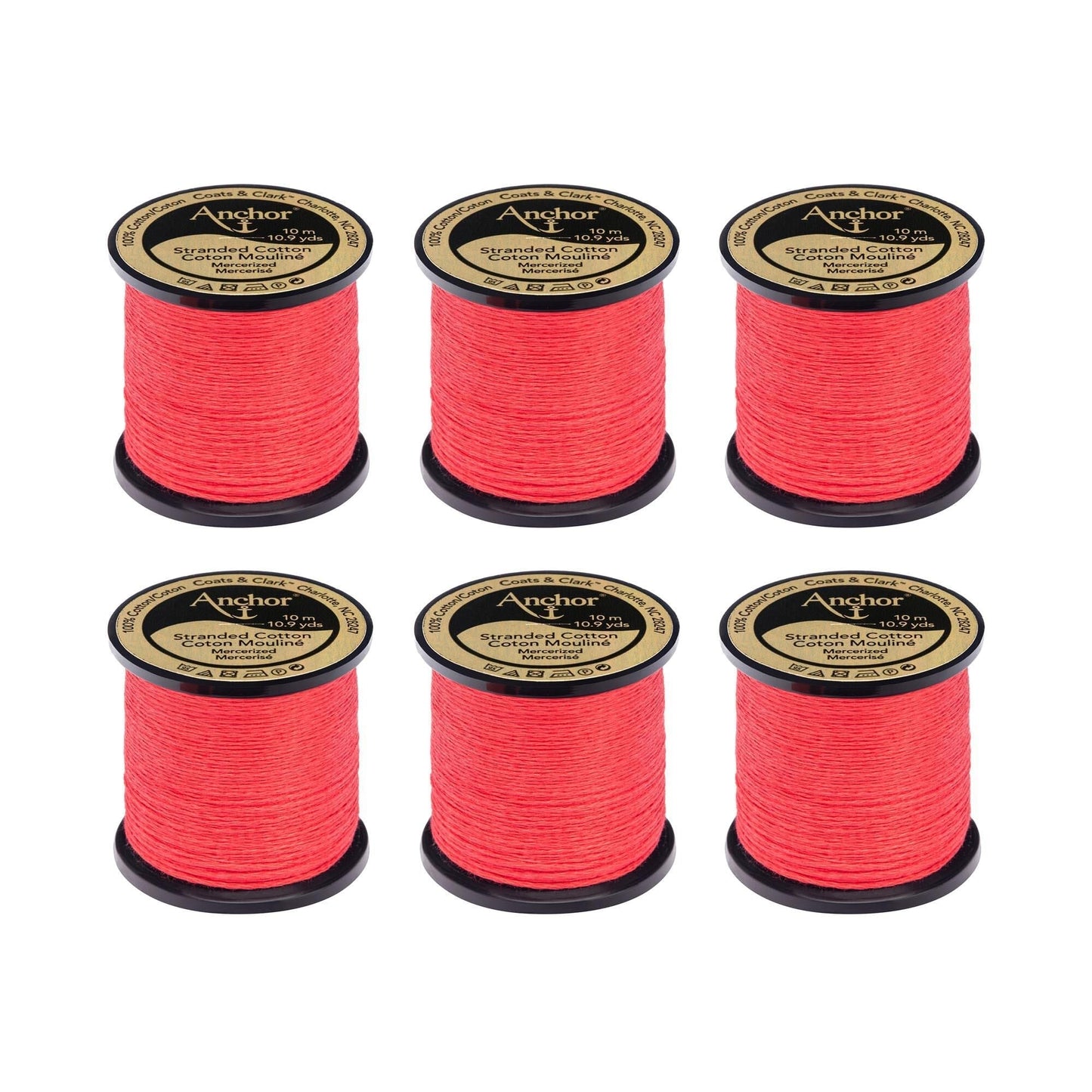 Anchor Spooled Floss 10 Meters (6 Pack) - Clearance shades