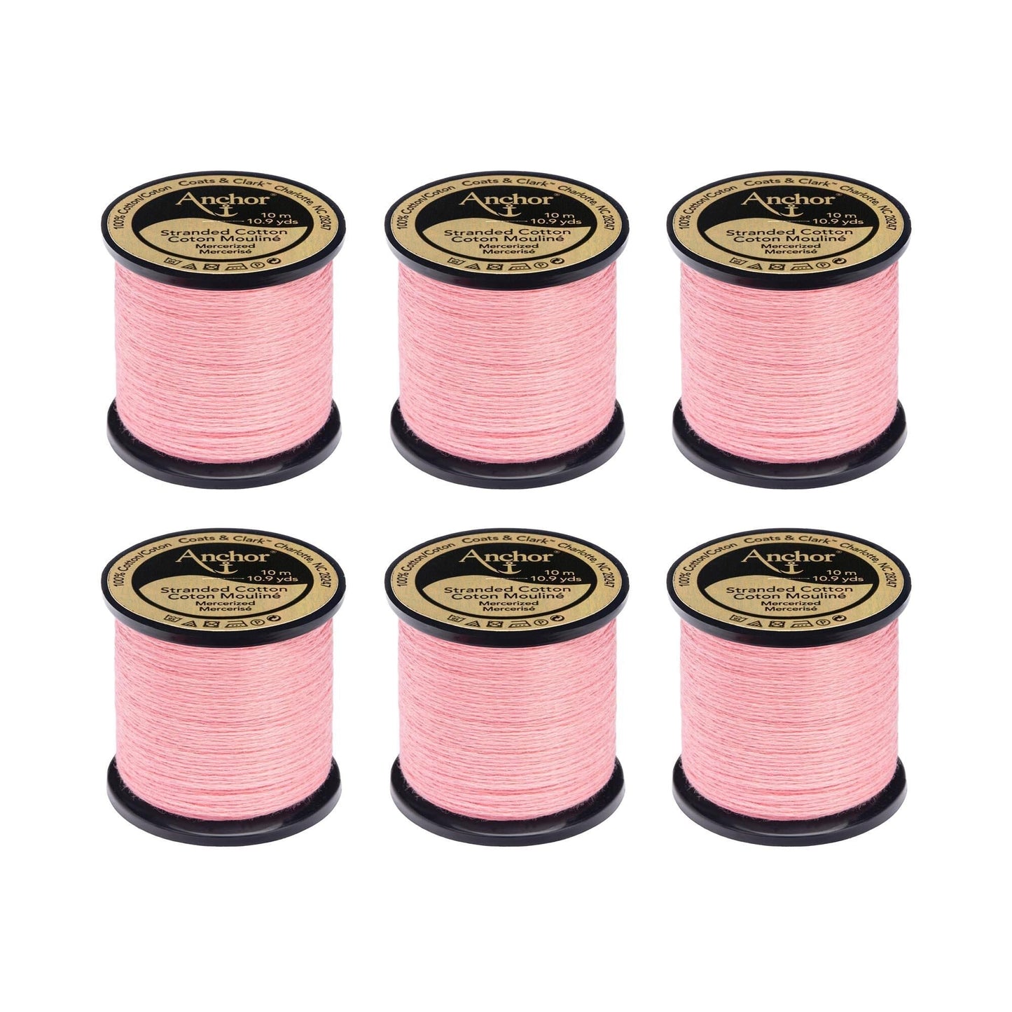 Anchor Spooled Floss 10 Meters (6 Pack) - Clearance shades