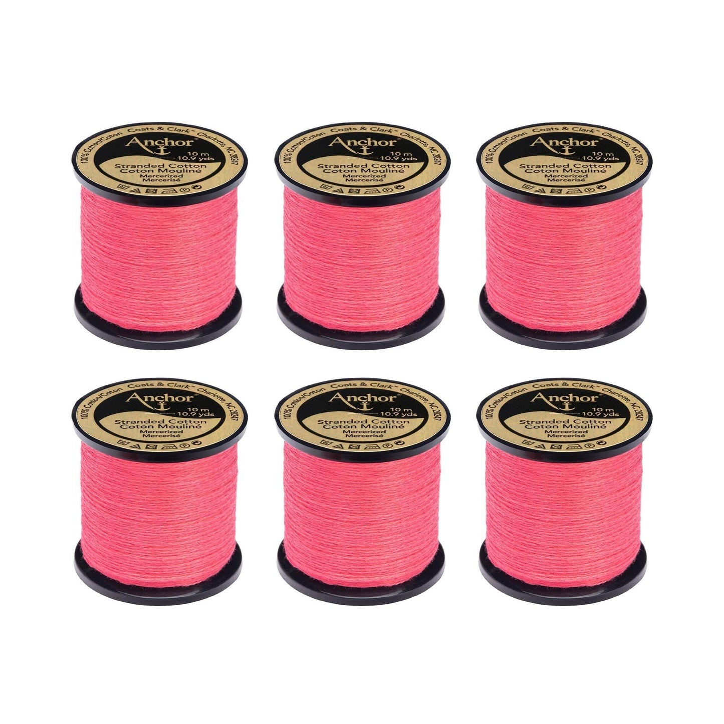 Anchor Spooled Floss 10 Meters (6 Pack) - Clearance shades