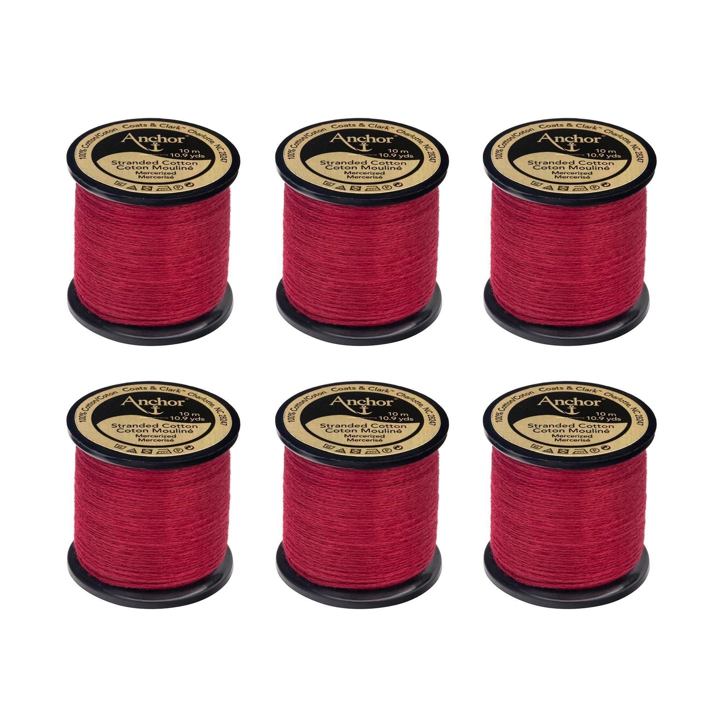 Anchor Spooled Floss 10 Meters (6 Pack) - Clearance shades